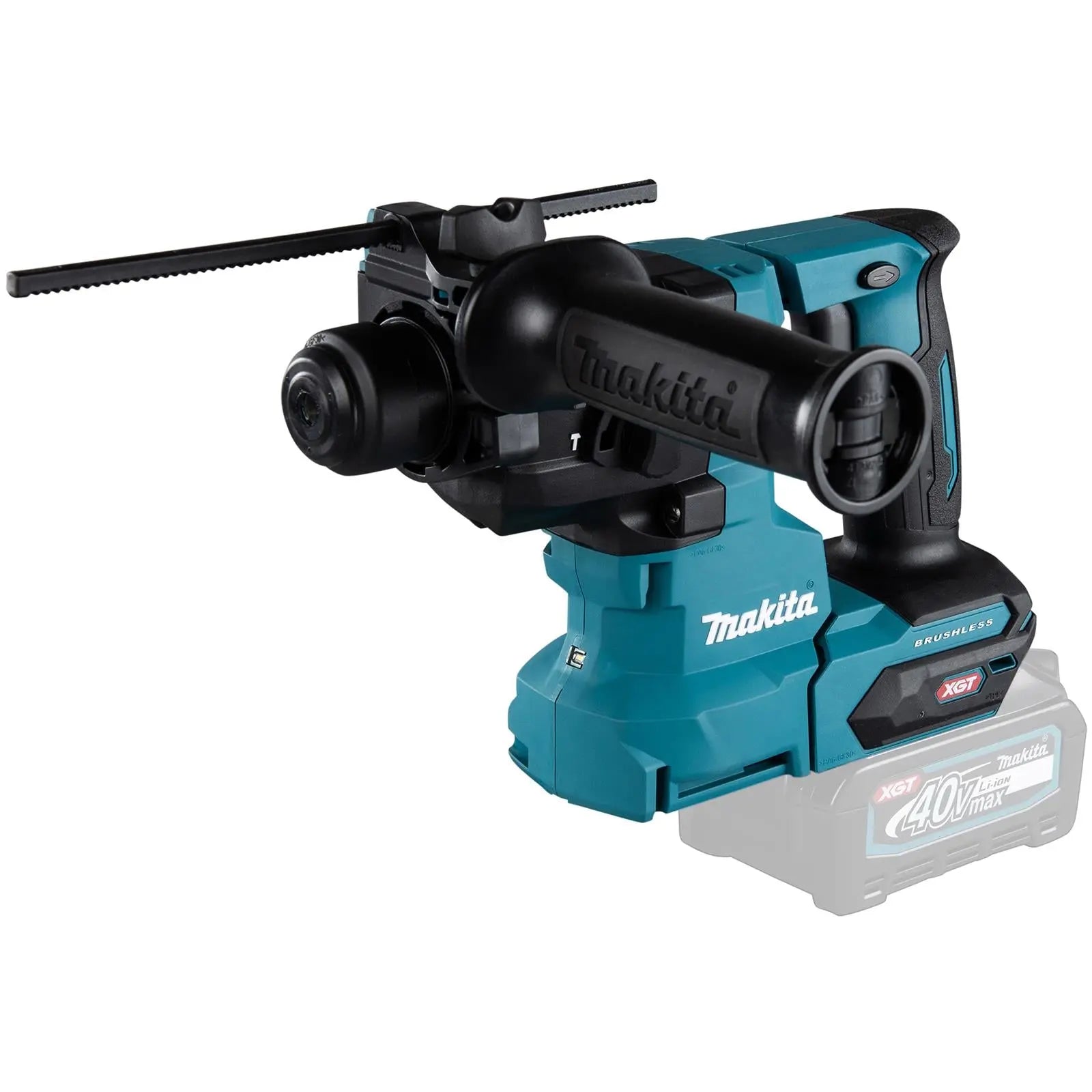 Makita Rotary Hammer Drill SDS Plus 40V XGT Brushless Cordless in Makpac Case HR010GZ01 Body Only White Rose Tools