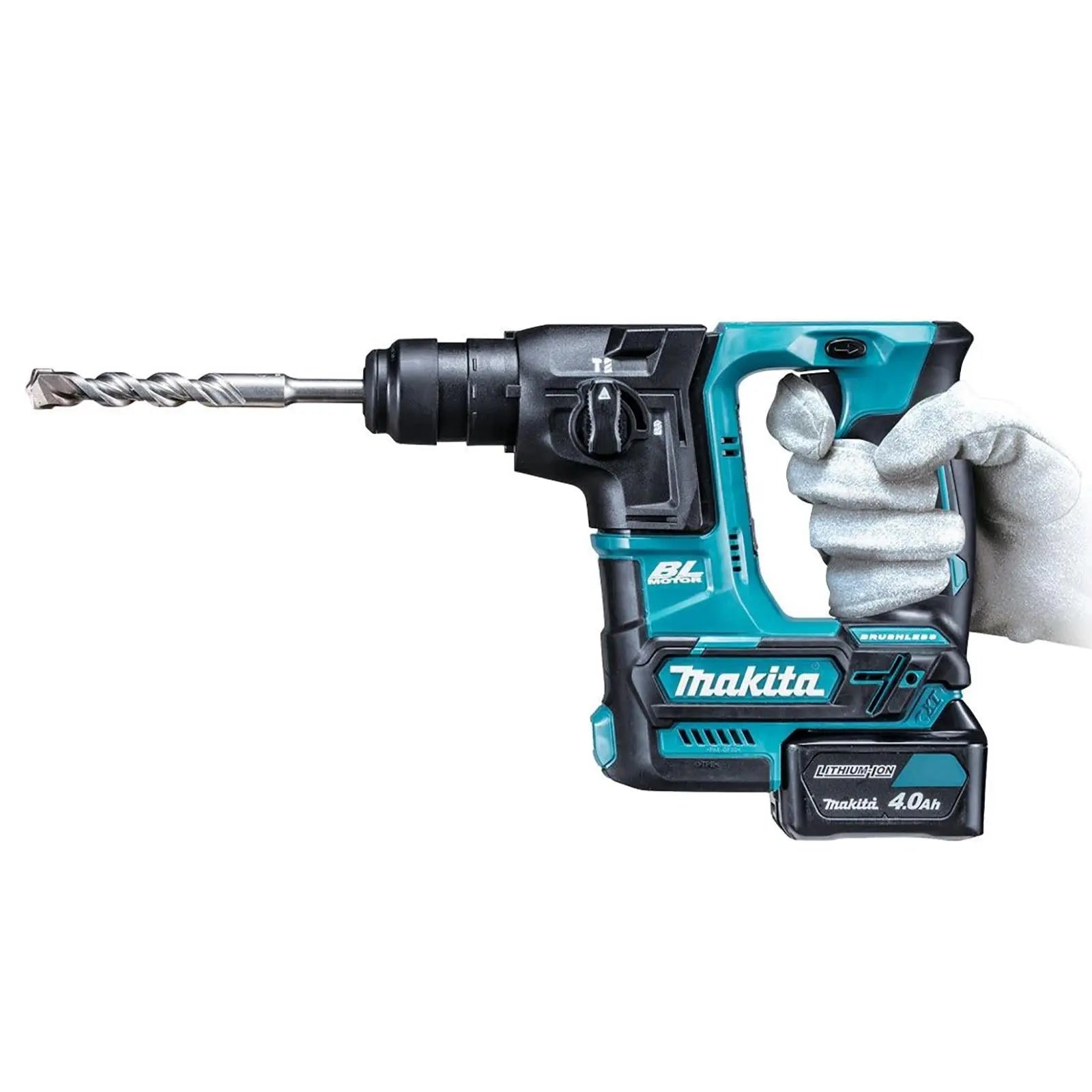 Makita Rotary Hammer Drill SDS+ Plus Compact Brushless CXT HR166DZ Body Only White Rose Tools