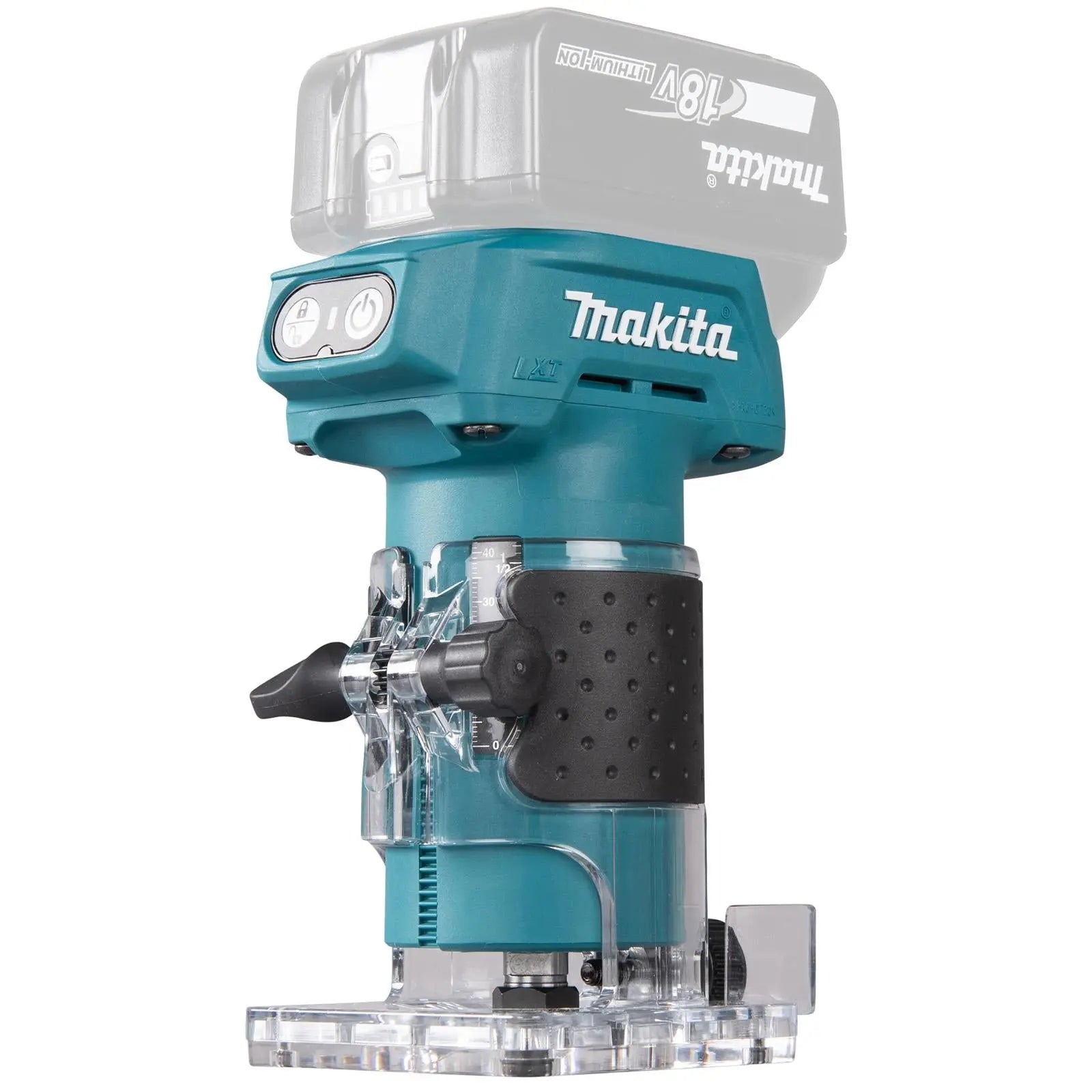 Makita Router Trimmer 6mm 1/4" Collet 18V LXT Cordless Brushless Body Only DRT52Z White Rose Tools