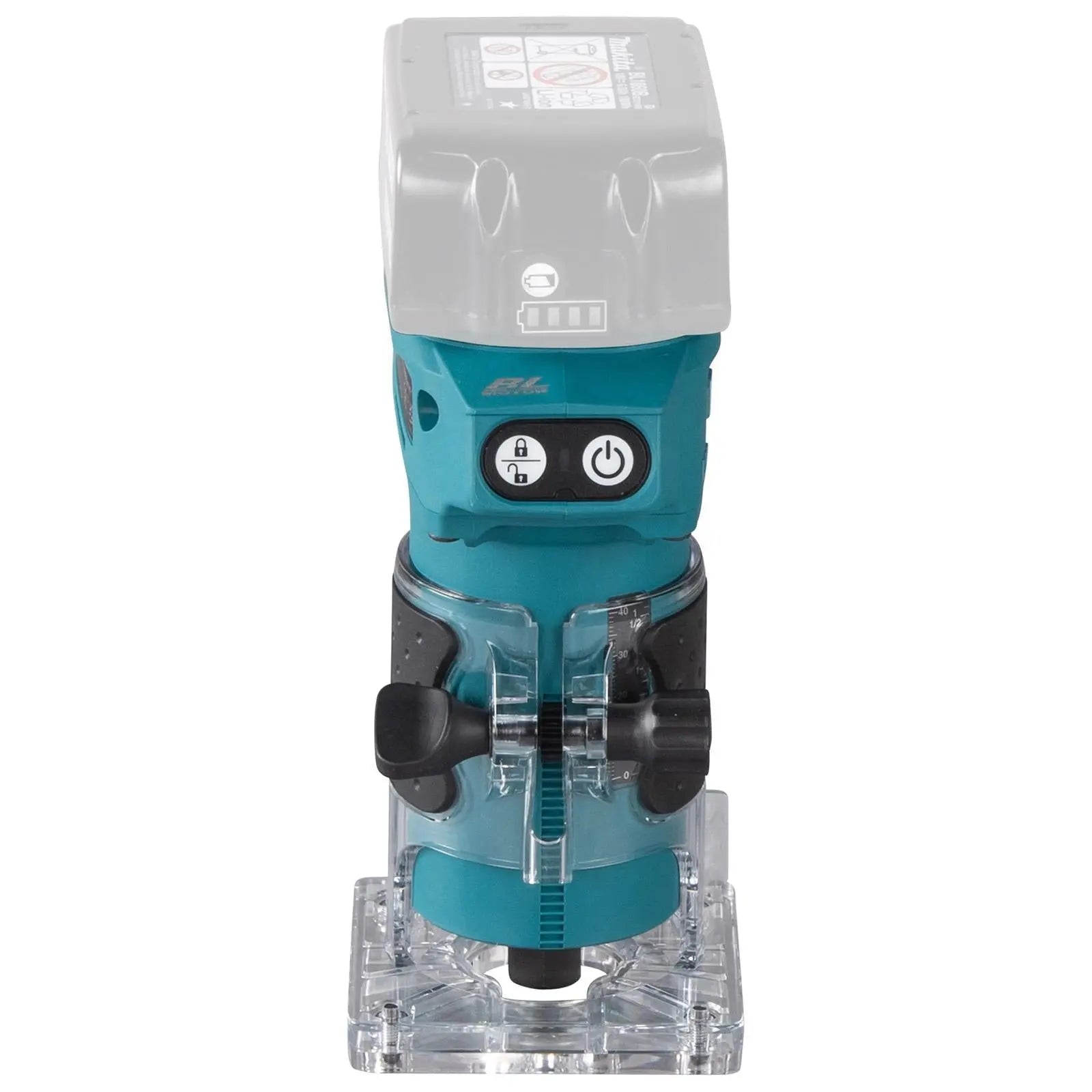 Makita Router Trimmer 6mm 1/4" Collet 18V LXT Cordless Brushless Body Only DRT52Z  White Rose Tools