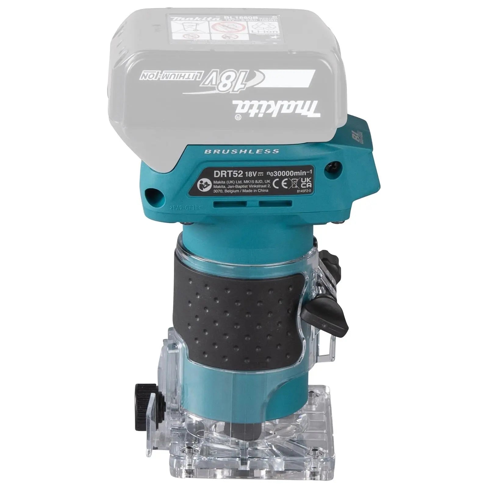 Makita Router Trimmer 6mm 1/4" Collet 18V LXT Cordless Brushless Body Only DRT52Z  White Rose Tools