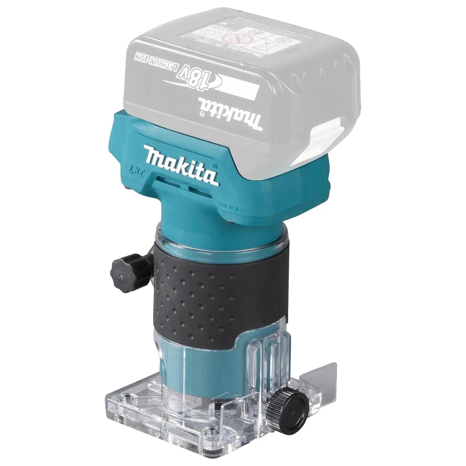 Makita Router Trimmer 6mm 1/4" Collet 18V LXT Cordless Brushless Body Only DRT52Z  White Rose Tools