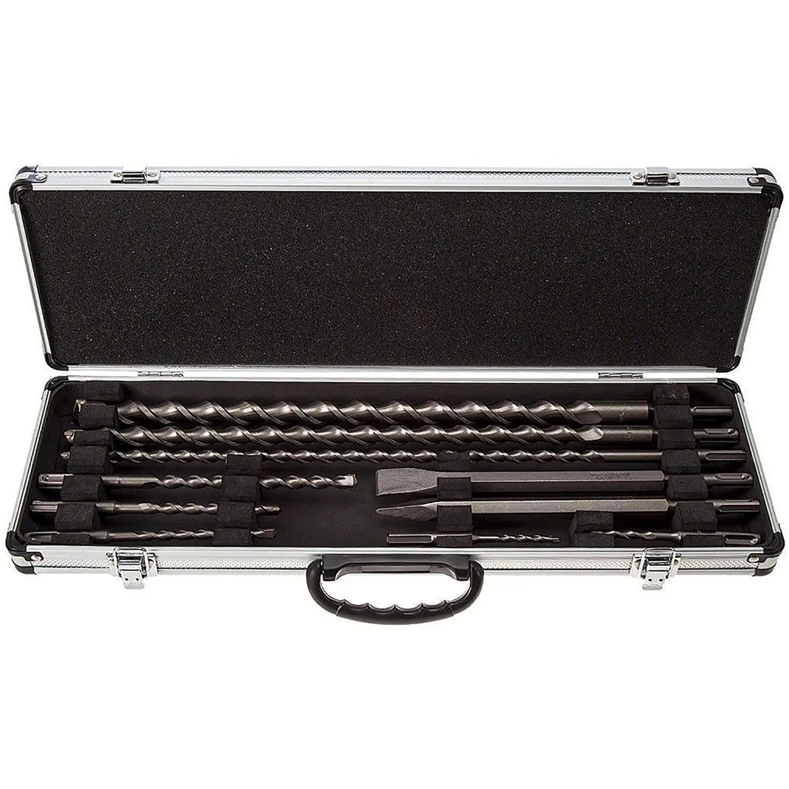 Makita SDS Plus Drill Chisel Bit Set Cold Bull Point Masonry Concrete 10 Piece White Rose Tools