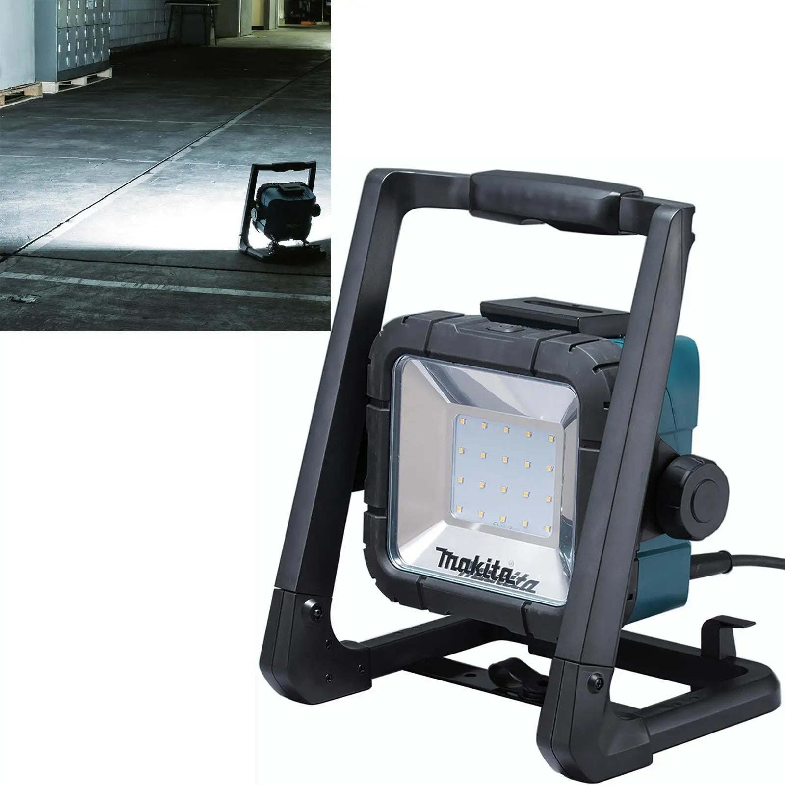 Makita Site Light Worklight Lamp LED 240V 18V LXT Corded Cordless DML805/2 White Rose Tools