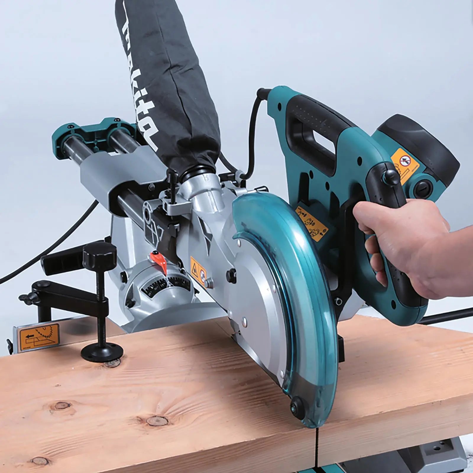 Makita Slide Compound Mitre Saw 255mm to 260mm Cutting Blade 230V  White Rose Tools