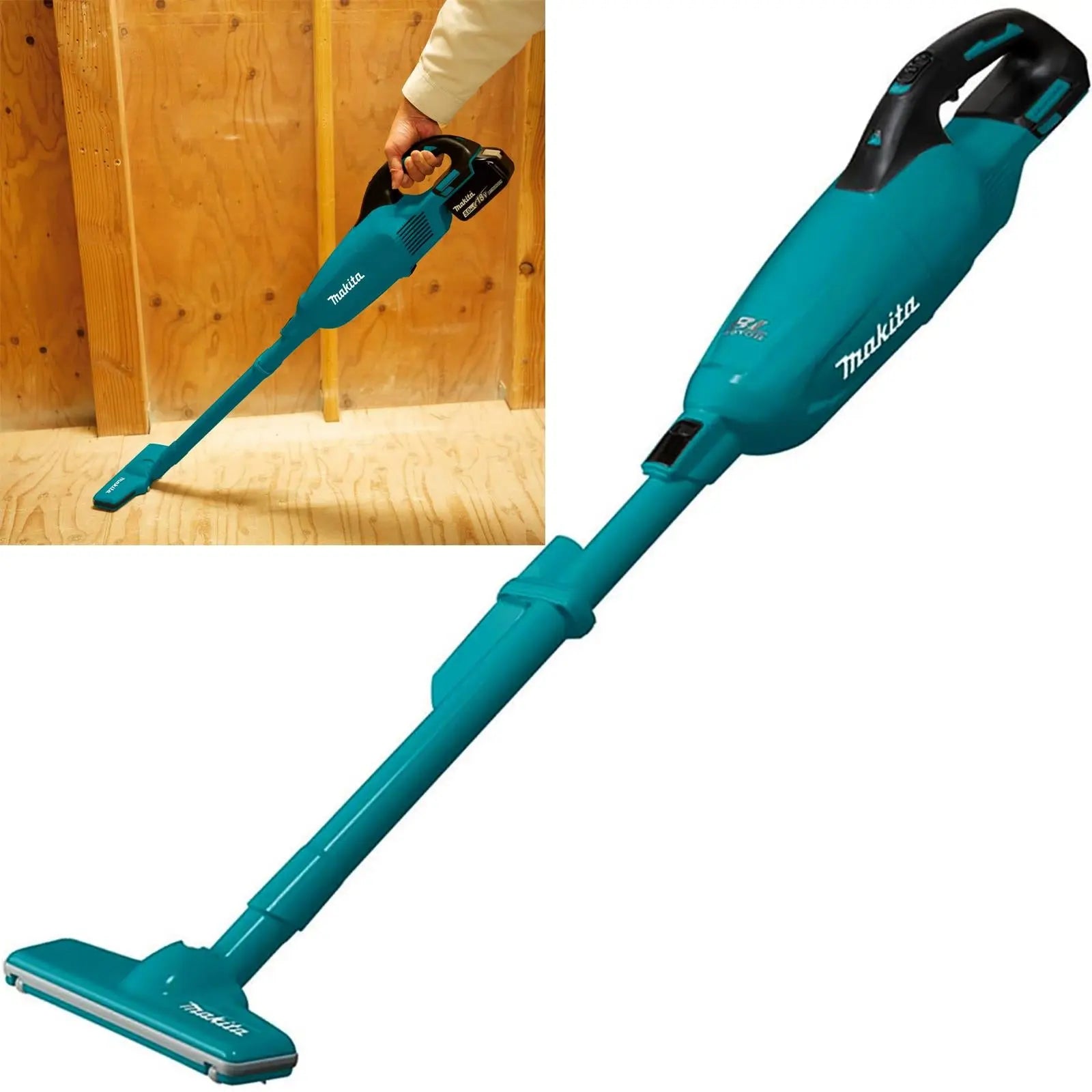 Makita Vacuum Cleaner 18V LXT Brushless Cordless 750ml DCL280FZ Body Only White Rose Tools