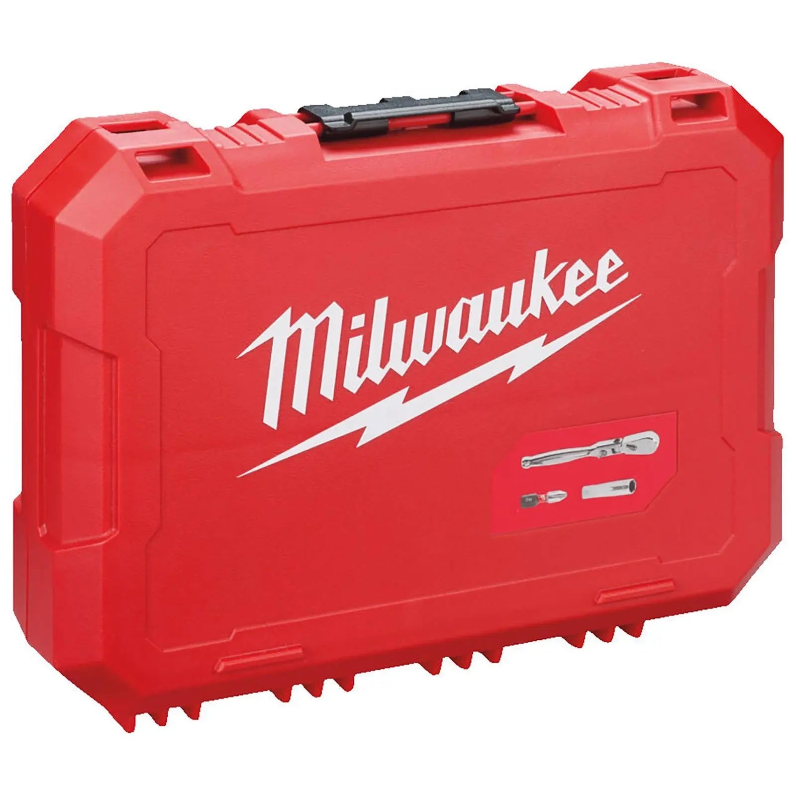 Milwaukee 1/4" Drive Ratchet Spanner Deep Socket Metric In PACKOUT Compatible Box 43pc White Rose Tools