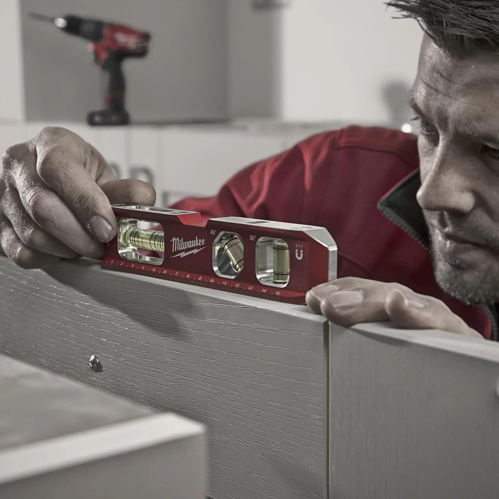 Milwaukee Billet Torpedo Spirit Level 17cm Magnetic