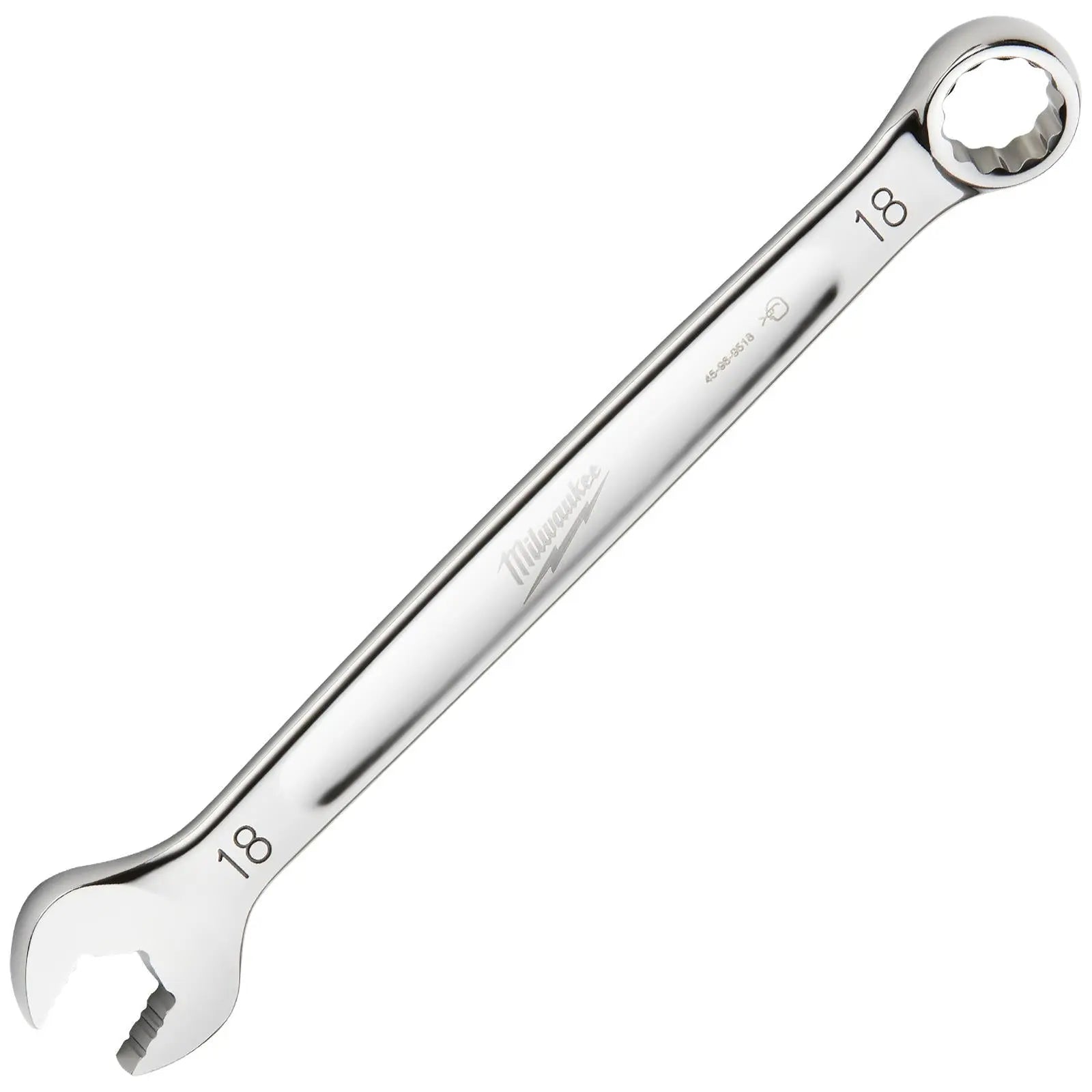 Milwaukee Combination Spanner MAX BITE Open End Ring Spanners - Choose Size White Rose Tools