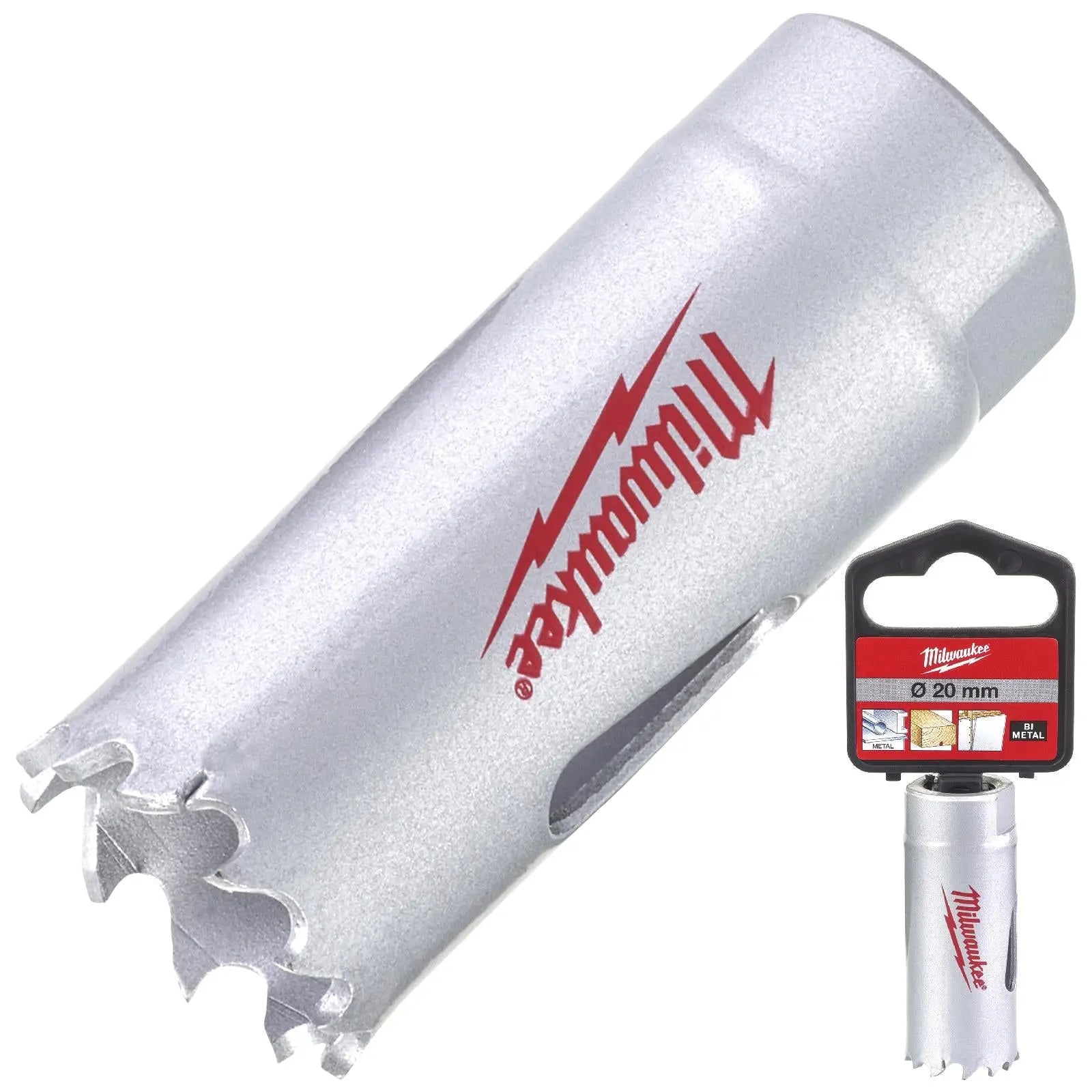 Milwaukee Contractors Holesaw Bi Metal Teeth 14-152mm Cutting Depth 38mm