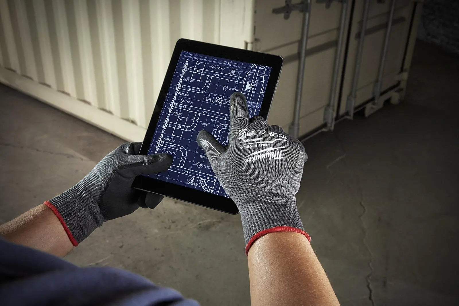 Milwaukee Cut E Safety Gloves Gen 2 - Choose Size White Rose Tools