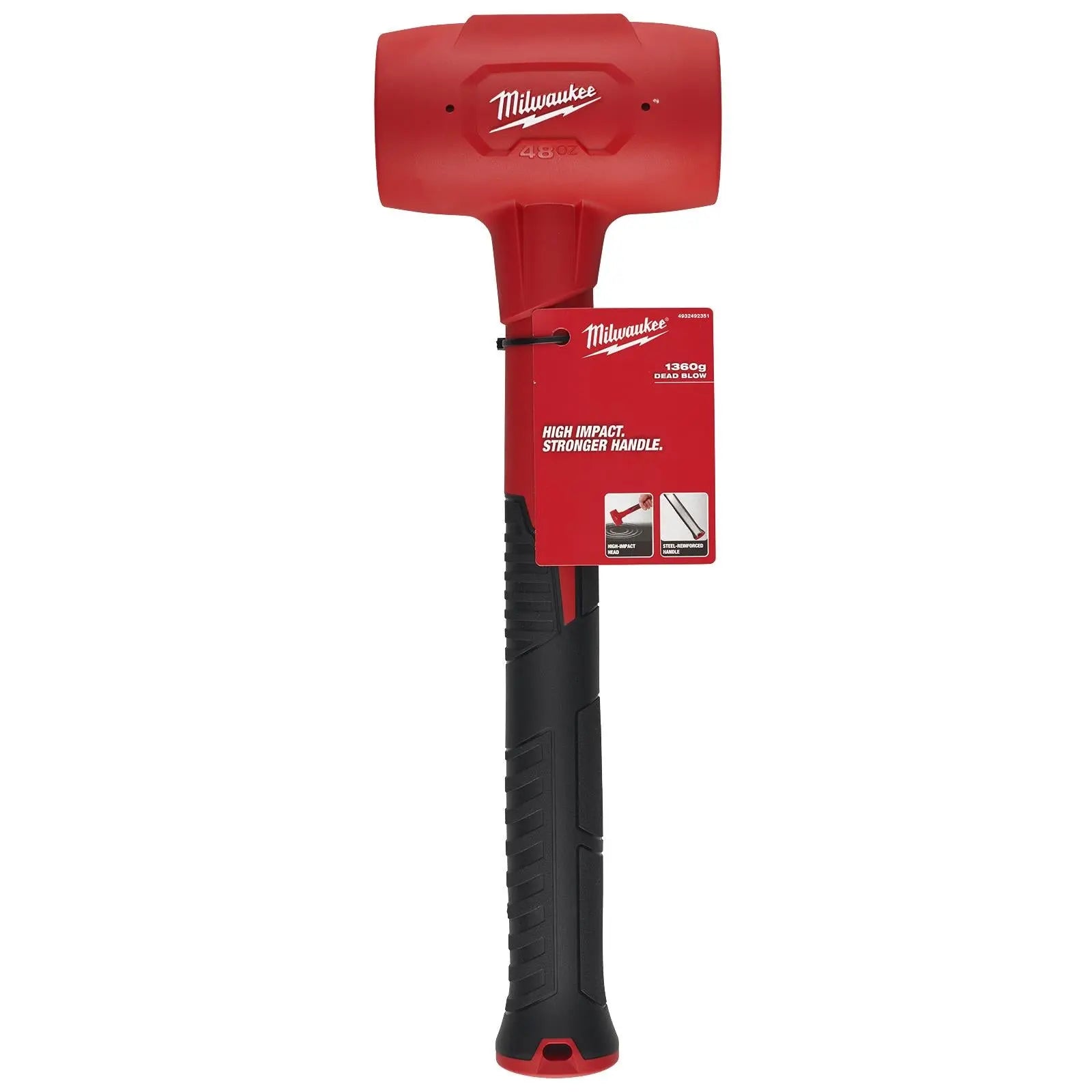 Milwaukee Dead Blow Hammer 1360g 48oz  White Rose Tools