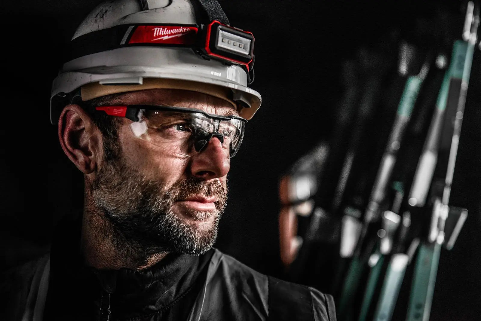 Milwaukee Enhanced Safety Glasses Clear White Rose Tools