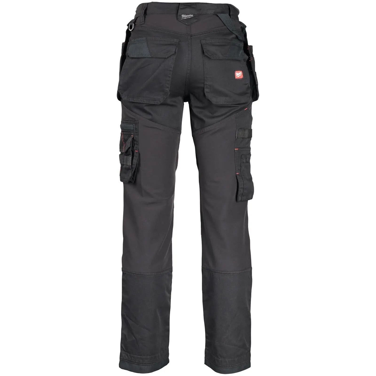 Milwaukee FREEFLEX Work Pants Trousers Black - Choose Size White Rose Tools