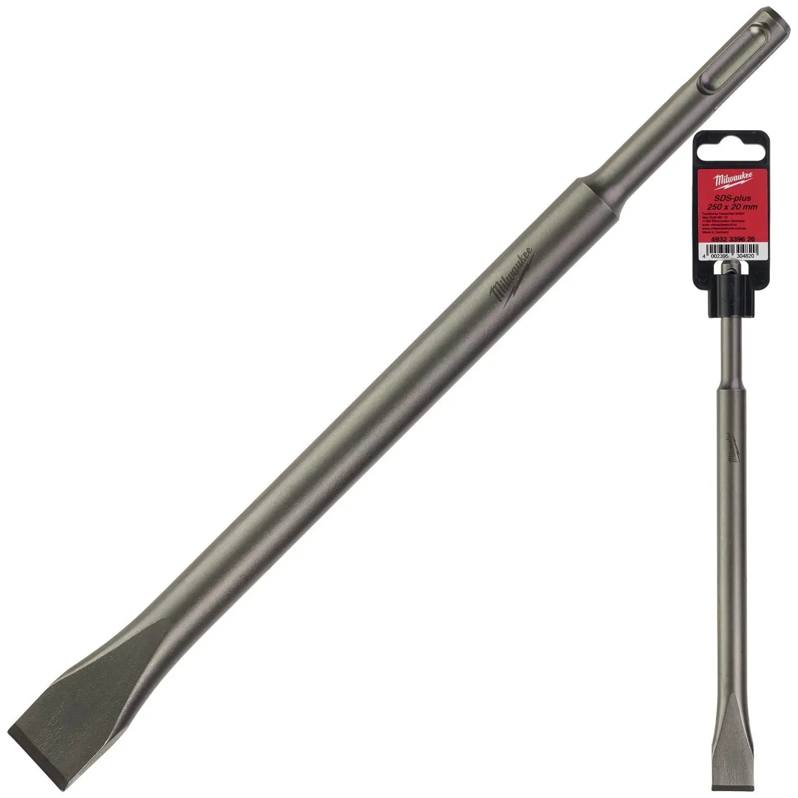 Milwaukee Flat Chisel SDS Plus 20mm x 250mm Length