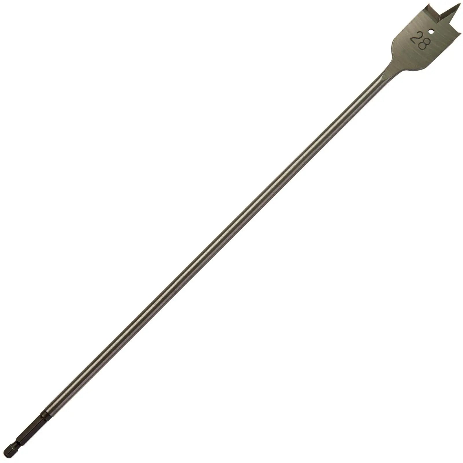 Milwaukee Flat Wood Boring Drill Bits 400mm Length 1/4" Hex Shank