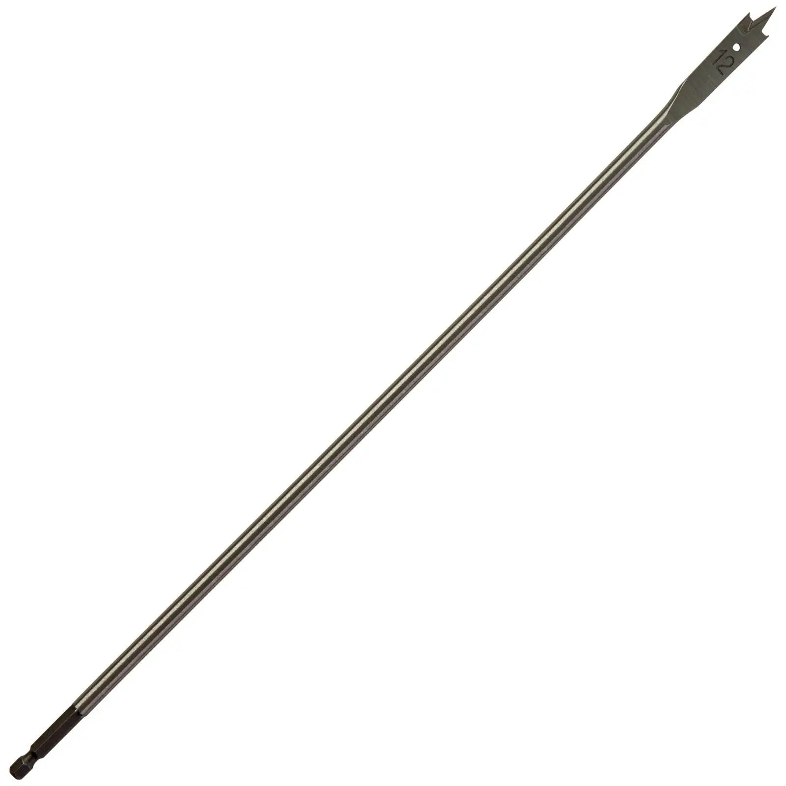 Milwaukee Flat Wood Boring Drill Bits 400mm Length 1/4" Hex Shank