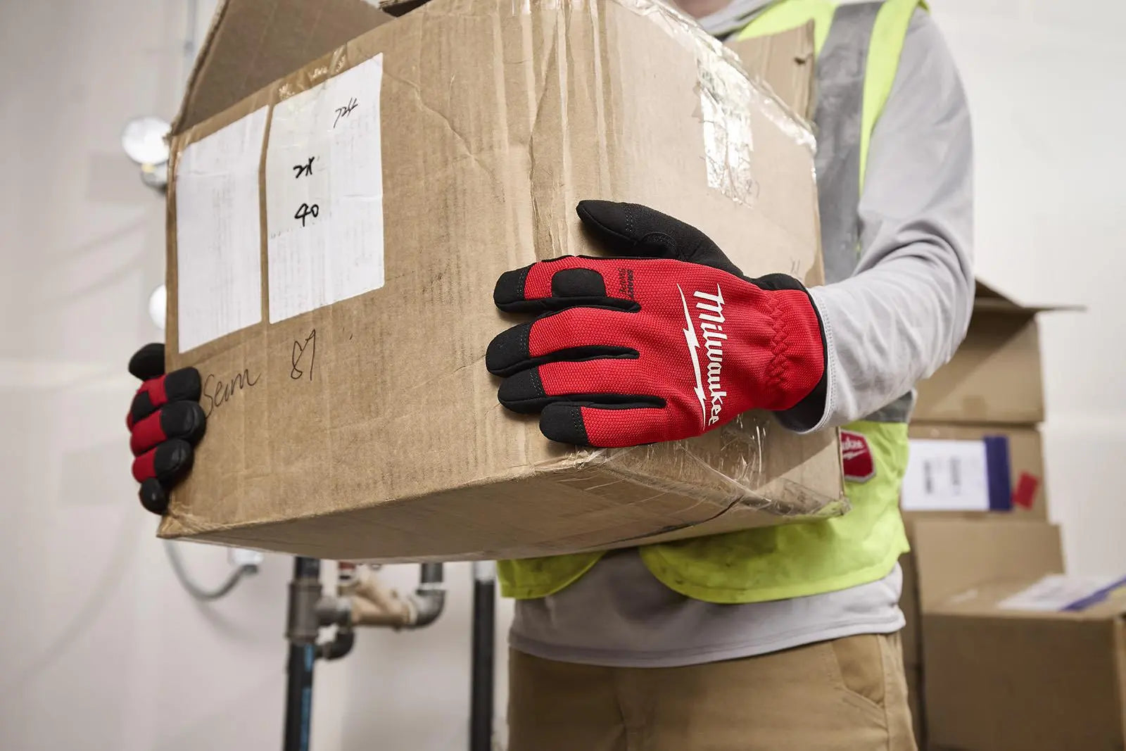 Milwaukee Flex Work Safety Gloves - Choose Size White Rose Tools