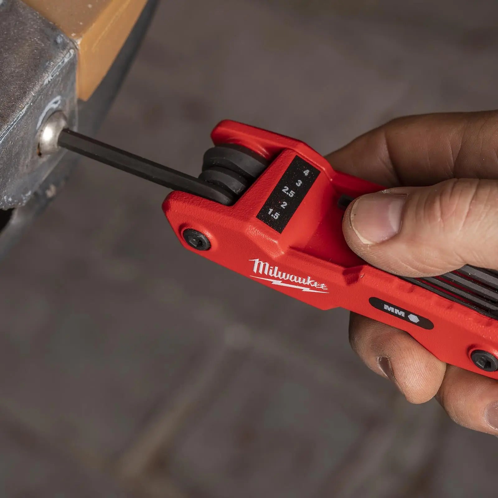 Milwaukee Folding Hex Key Set 8 Piece Metric 1.5-8mm White Rose Tools