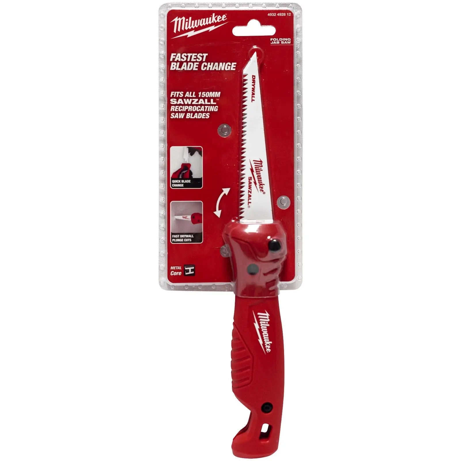 Milwaukee Folding Jabsaw 150mm Blade Drywall Saw White Rose Tools