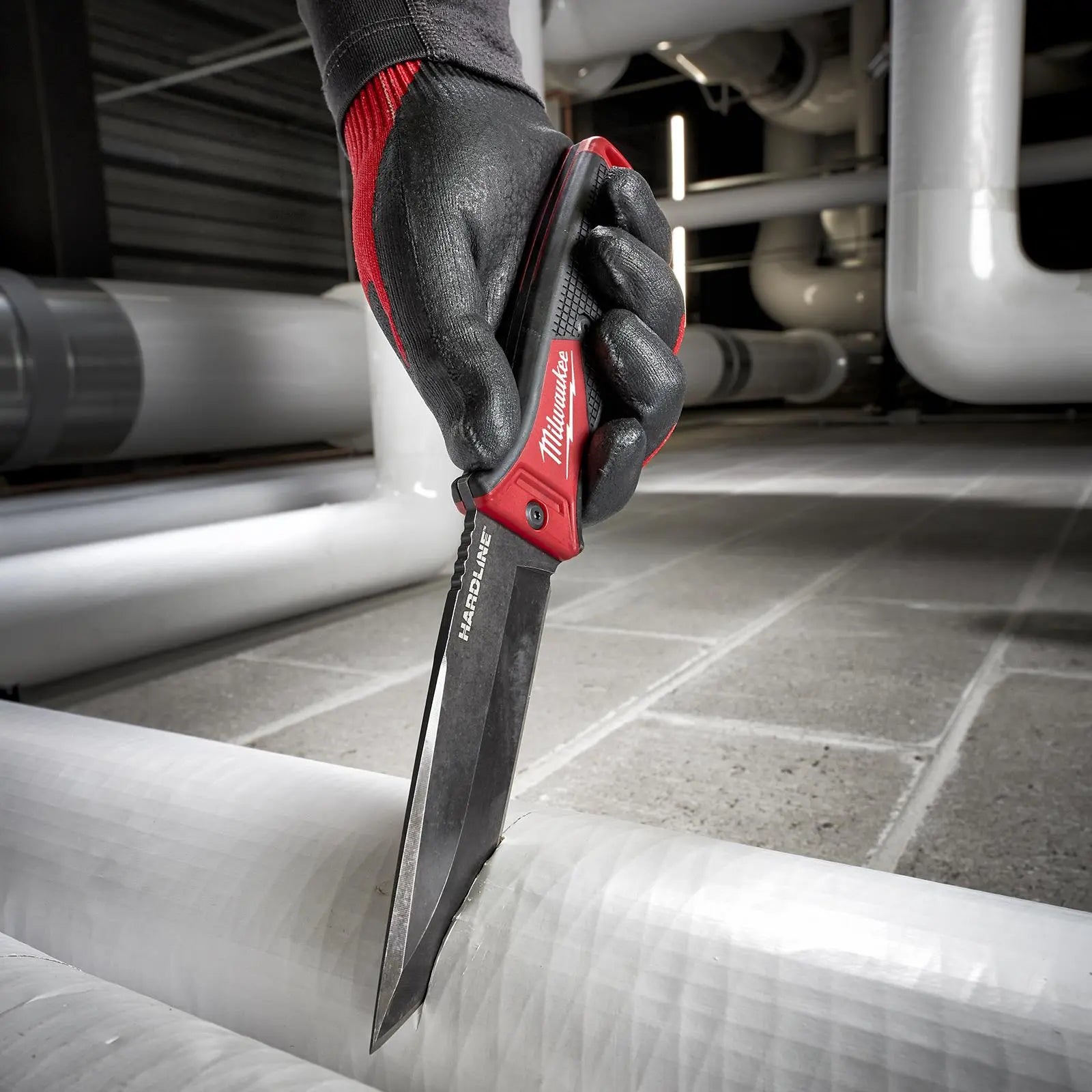 Milwaukee HARDLINE Fixed Blade Knife 127mm 5in Cutter Cutting