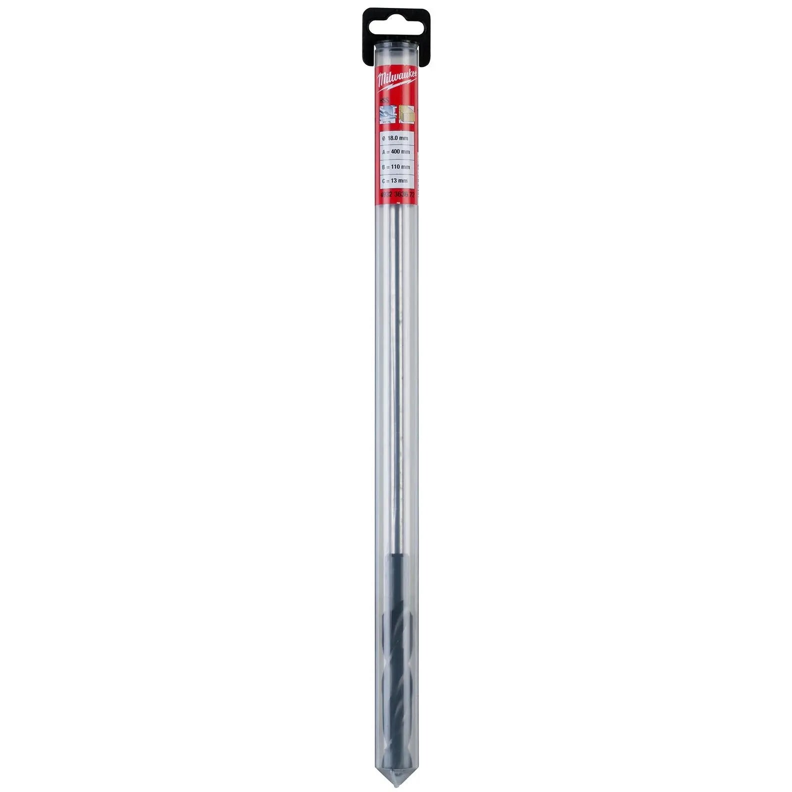 Milwaukee HSS Cable Drill Bit Wood Plasterboard Metal Channel 18 x 400mm White Rose Tools