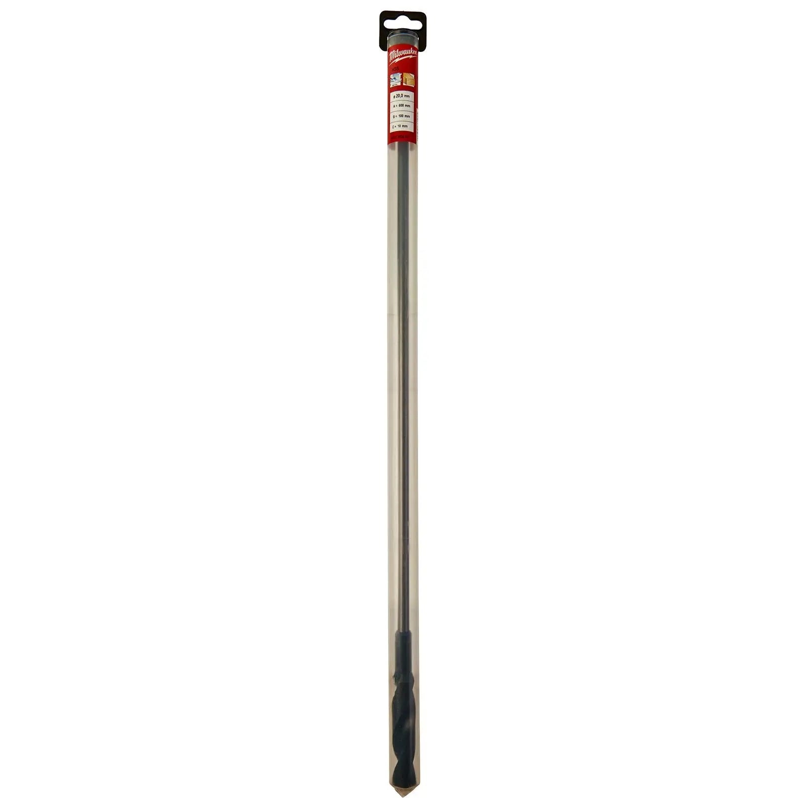 Milwaukee HSS Cable Drill Bit Wood Plasterboard Metal Channel 20 x 600mm White Rose Tools