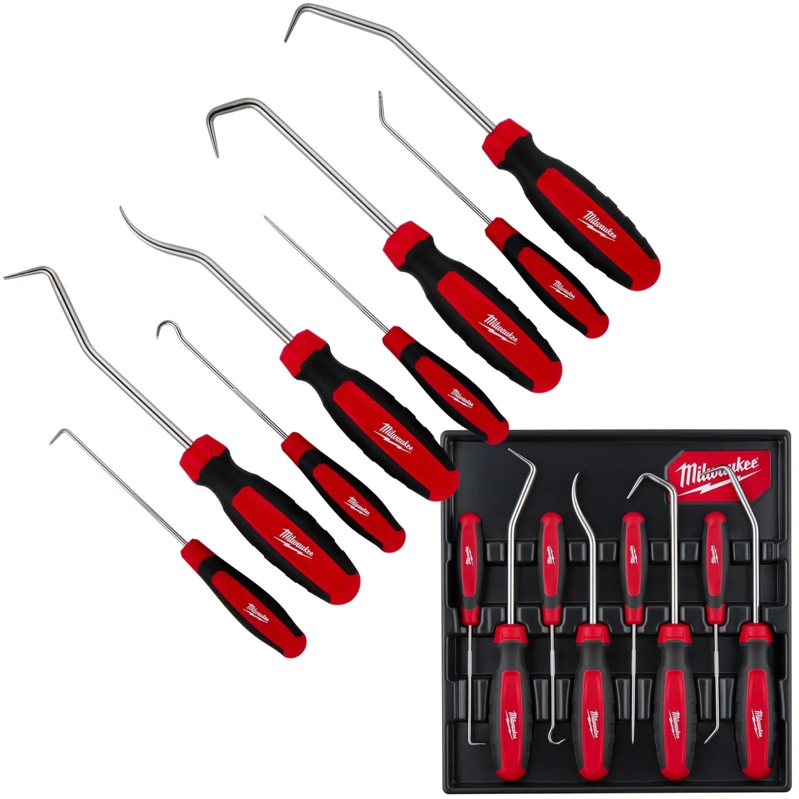 Milwaukee Hook and Pick Set 8 Piece All Metal Core