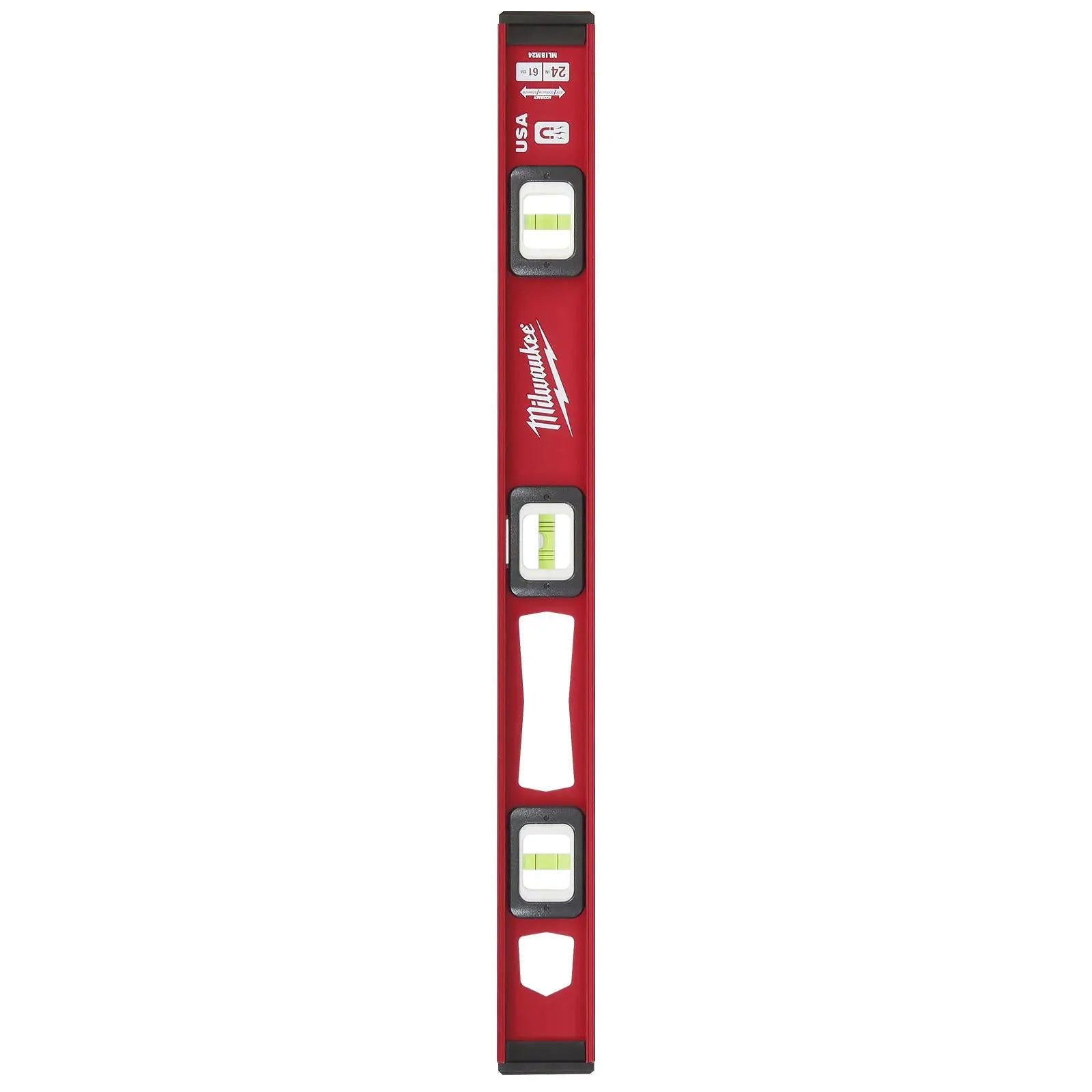 Milwaukee I-Beam Spirit Level Magnetic 61cm 24in