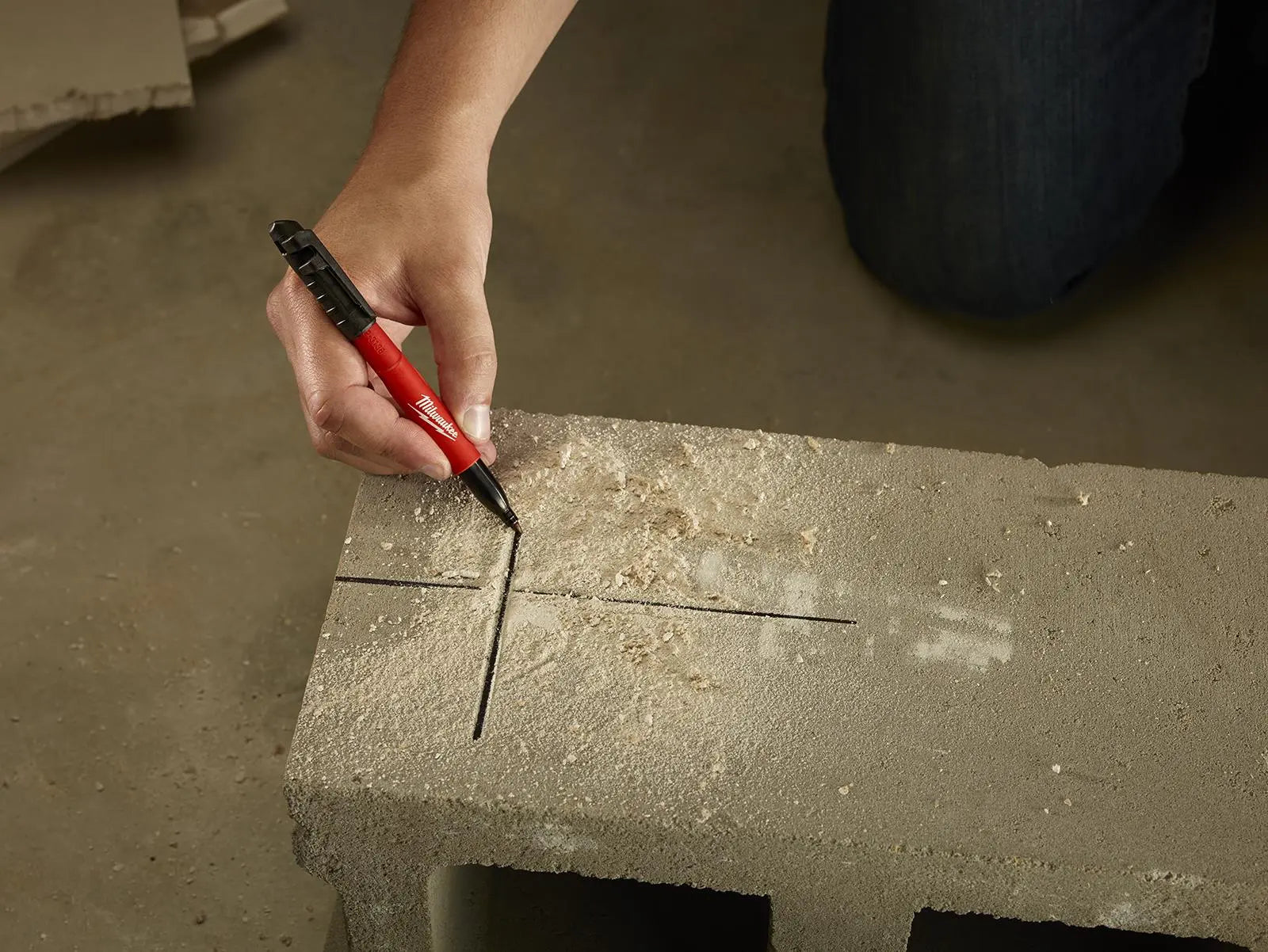 Milwaukee INKZALL Fine Tip Marker Pen Black 1mm Tip