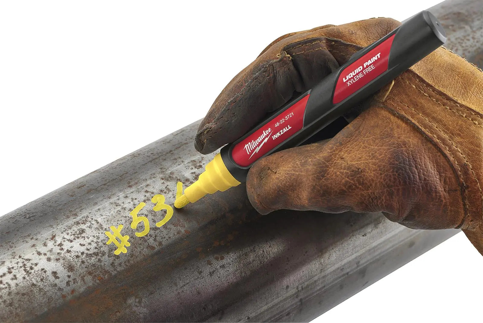 Milwaukee INKZALL Liquid Paint Marker Pen Yellow