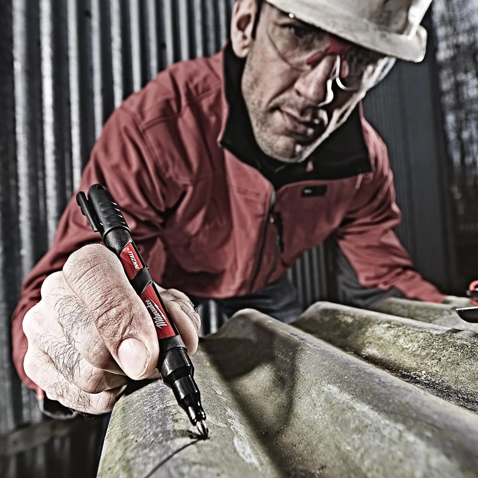 Milwaukee INKZALL Permanent Marker with Stylus 1mm Fine Point Black