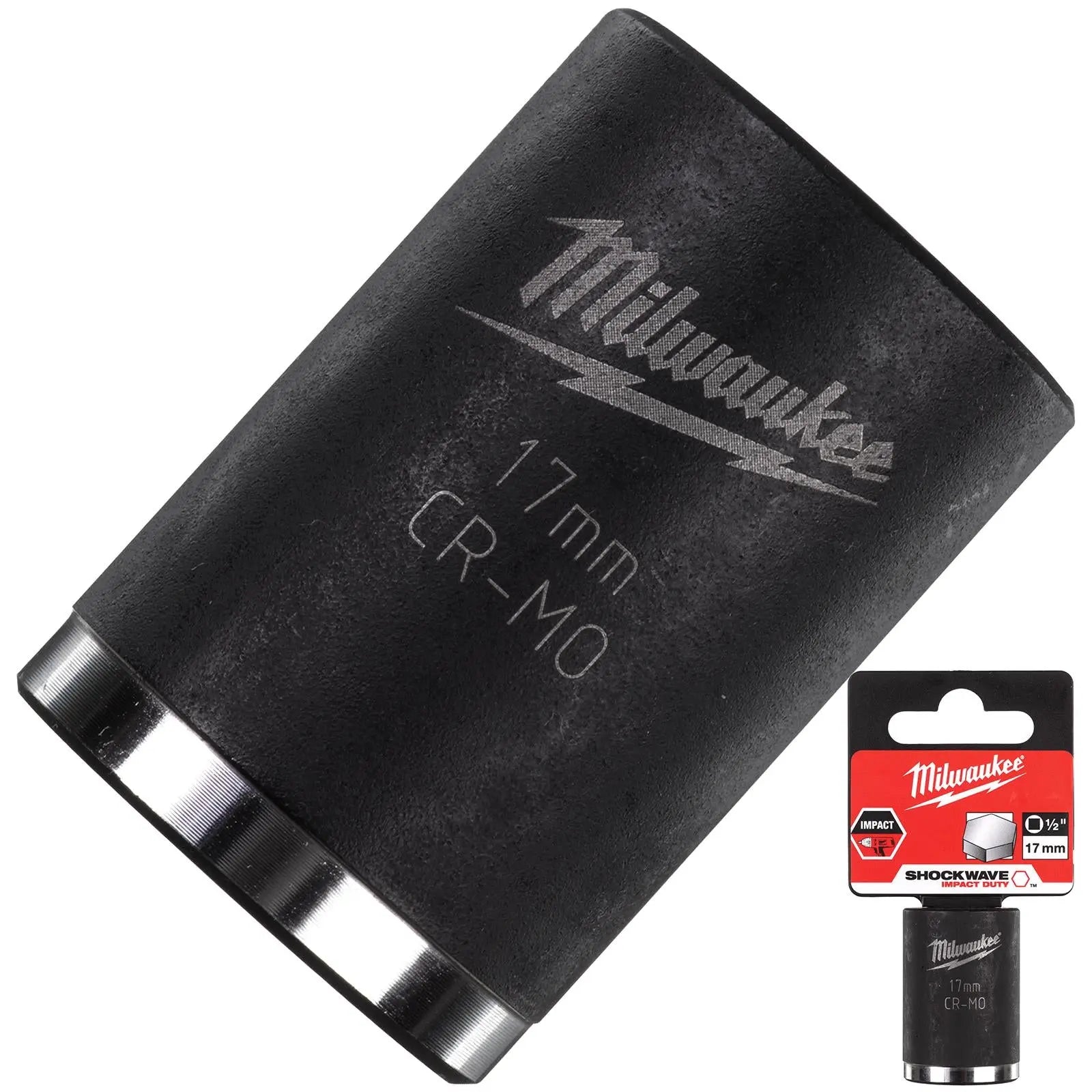 Milwaukee Impact Sockets 1/2" Drive Shockwave Impact Duty