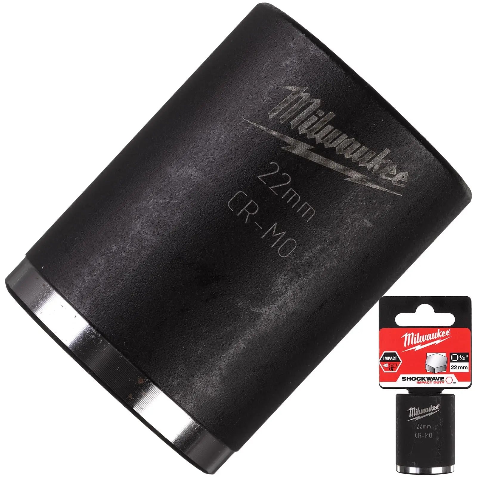 Milwaukee Impact Sockets 1/2" Drive Shockwave Impact Duty
