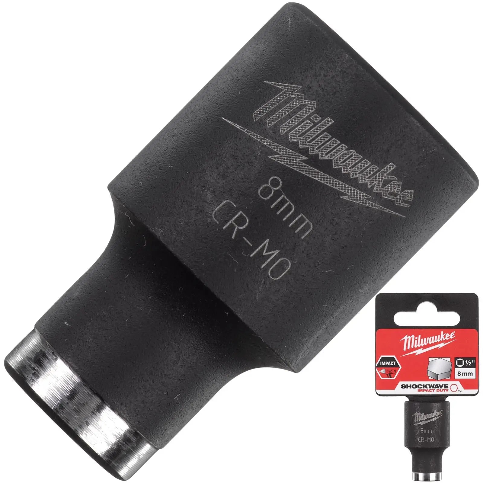 Milwaukee Impact Sockets 1/2" Drive Shockwave Impact Duty
