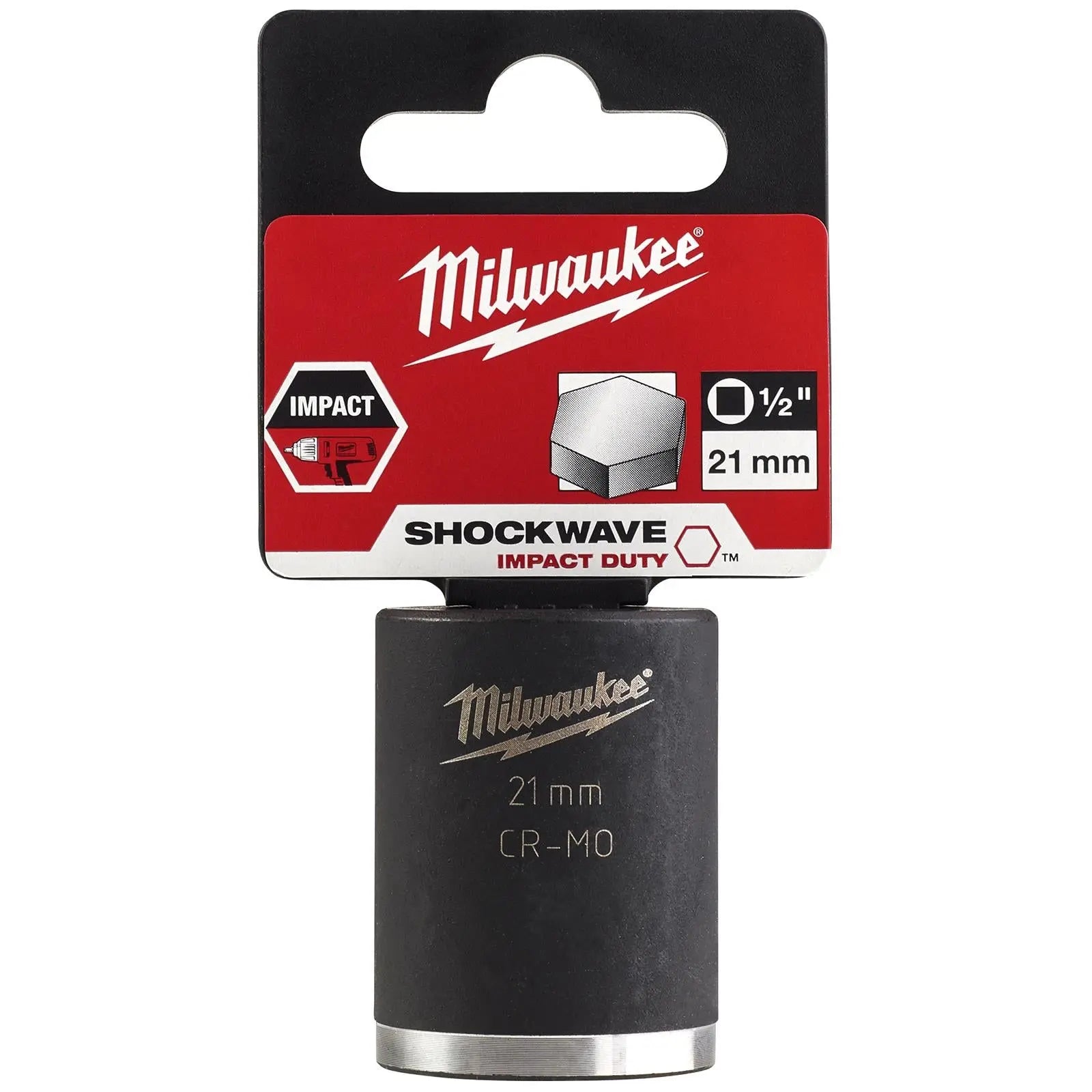 Milwaukee Impact Sockets 1/2" Drive Shockwave Impact Duty