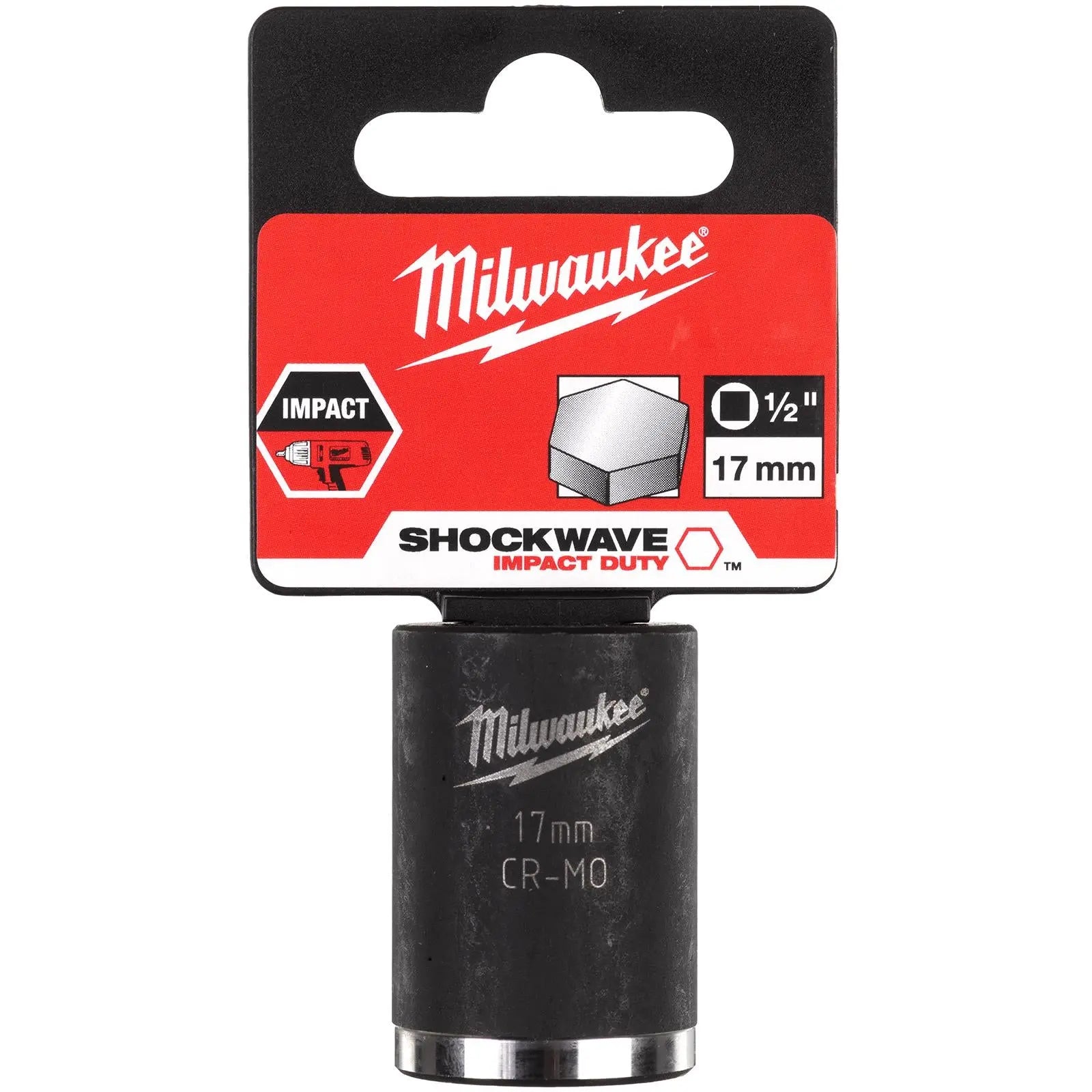 Milwaukee Impact Sockets 1/2" Drive Shockwave Impact Duty