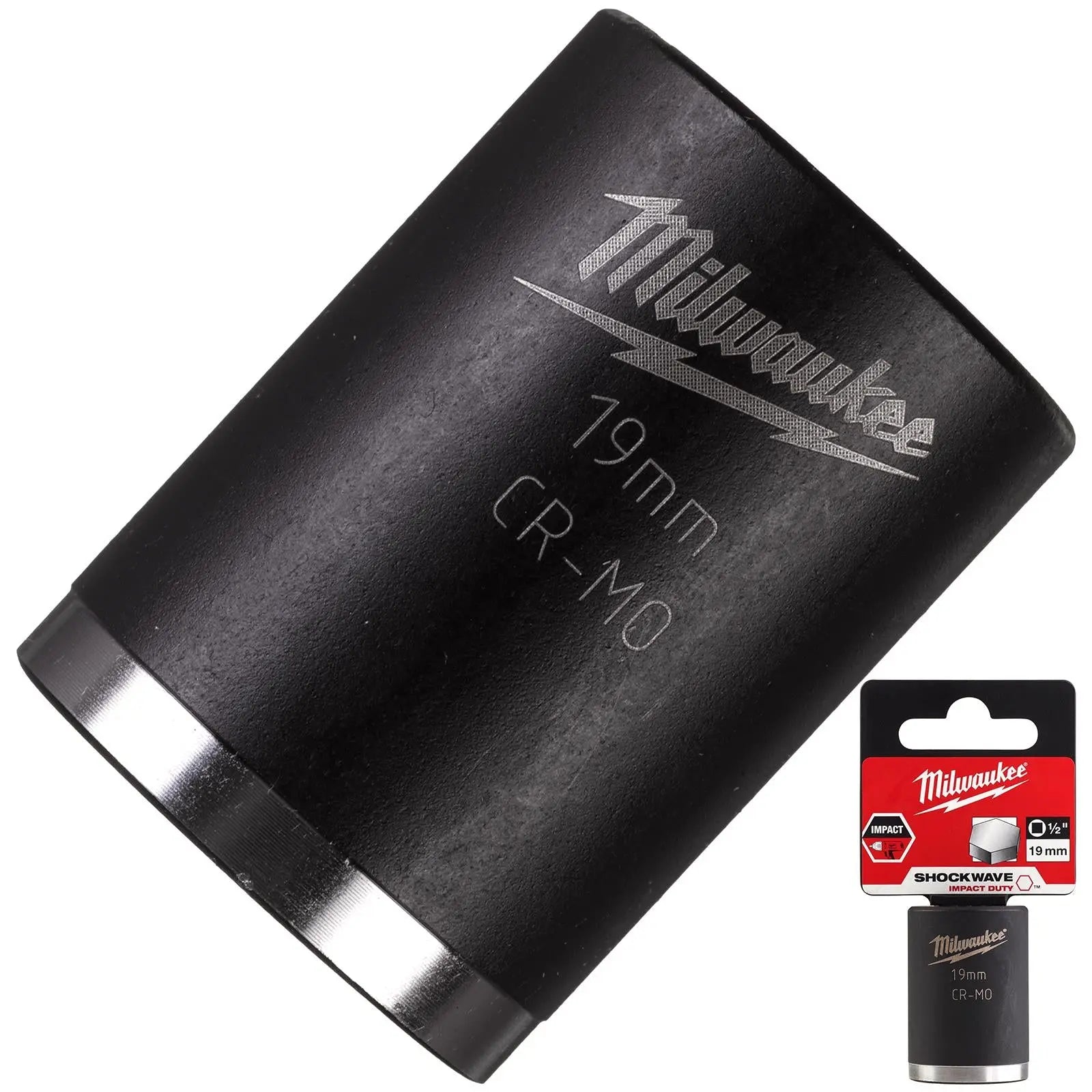 Milwaukee Impact Sockets 1/2" Drive Shockwave Impact Duty