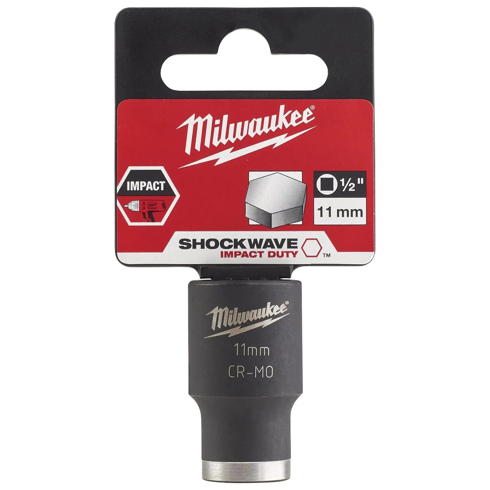 Milwaukee Impact Sockets 1/2" Drive Shockwave Impact Duty