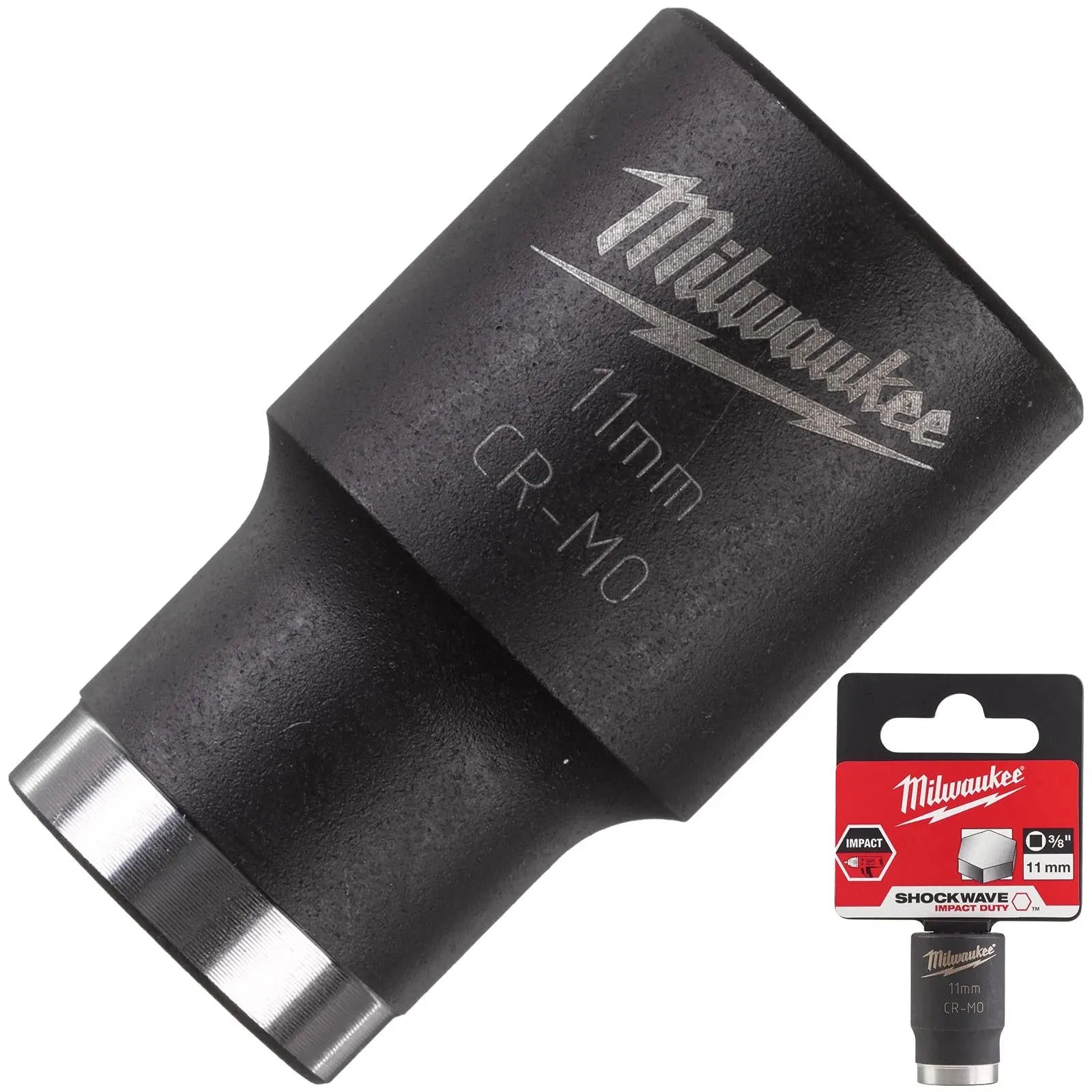 Milwaukee Impact Sockets 3/8" Drive Shockwave Impact Duty