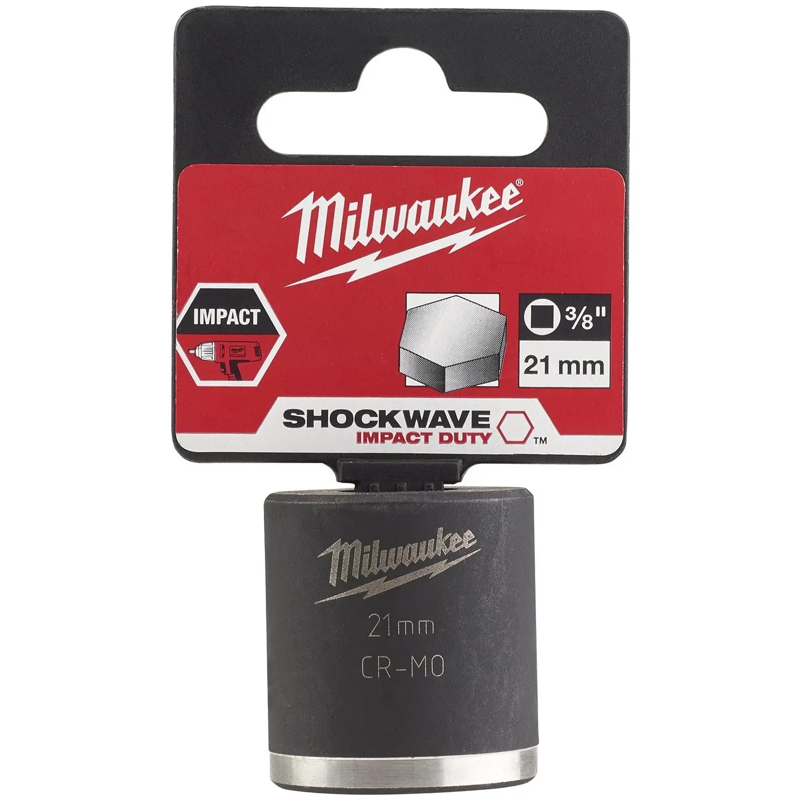 Milwaukee Impact Sockets 3/8" Drive Shockwave Impact Duty