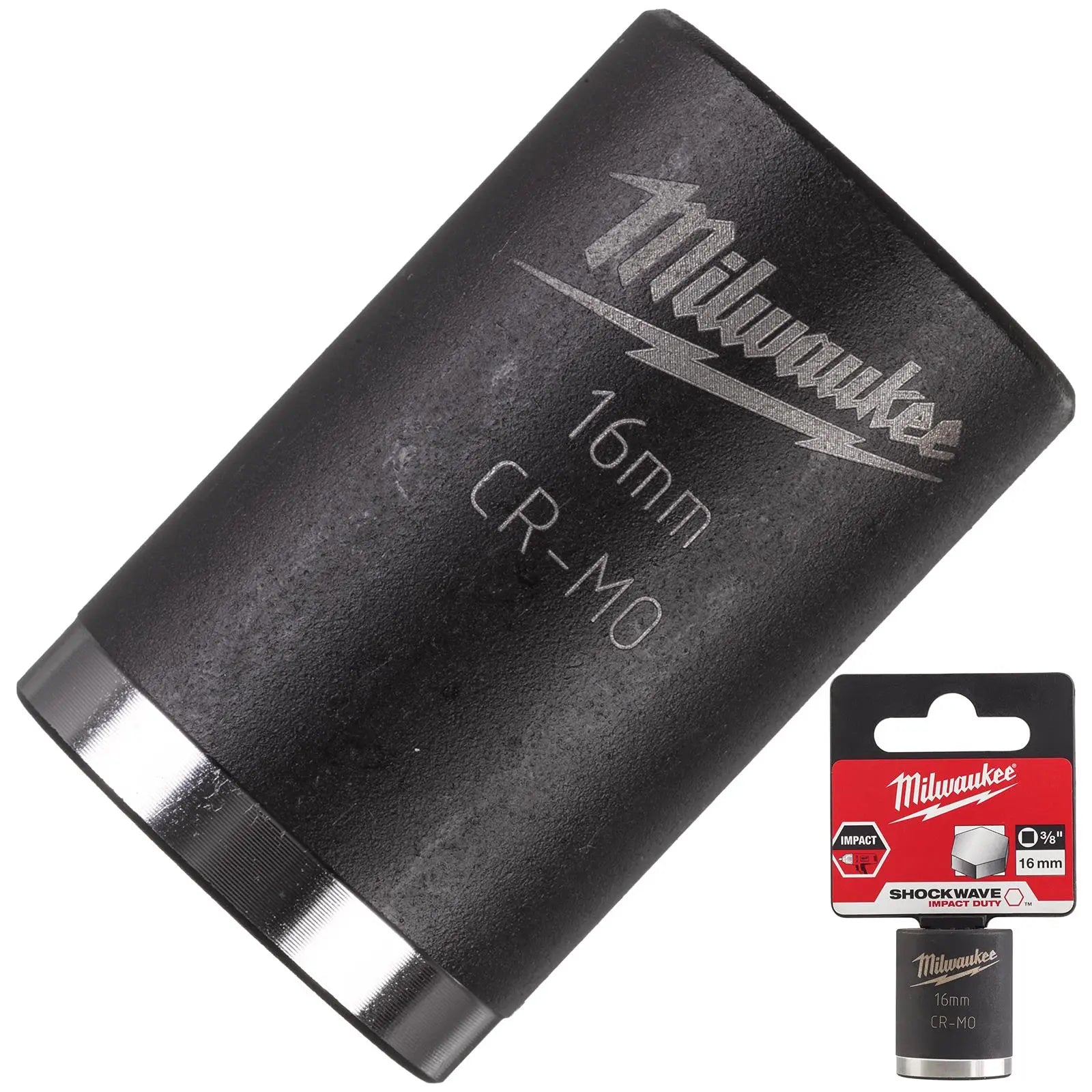 Milwaukee Impact Sockets 3/8" Drive Shockwave Impact Duty