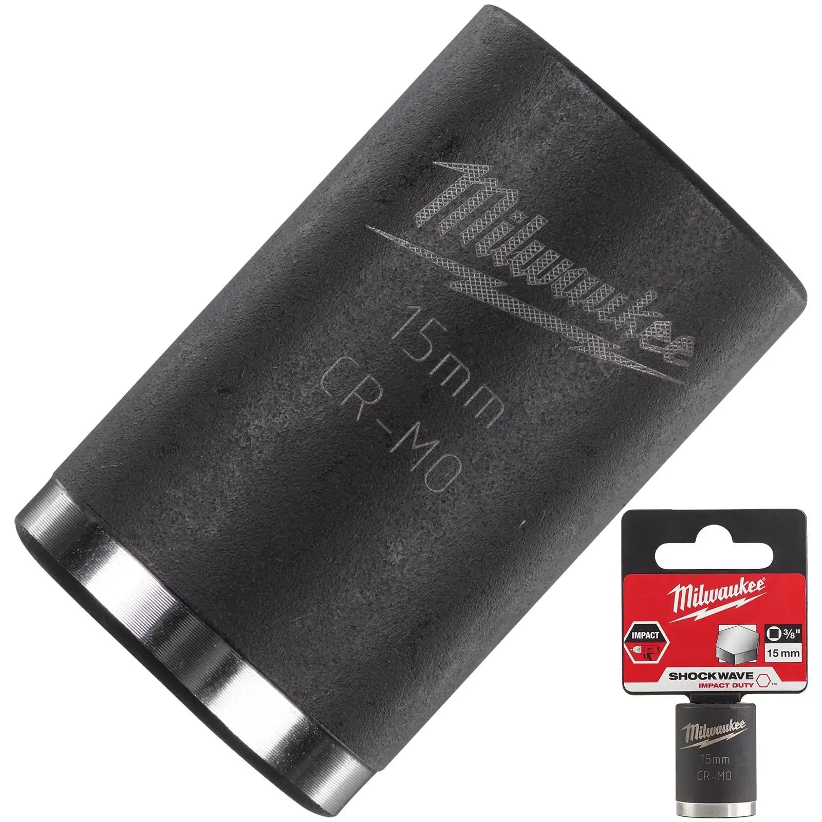Milwaukee Impact Sockets 3/8" Drive Shockwave Impact Duty