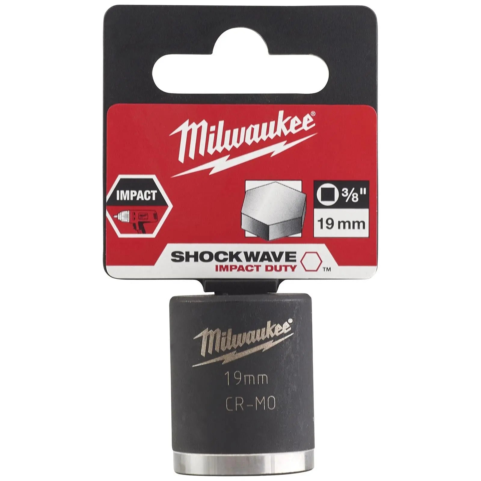 Milwaukee Impact Sockets 3/8" Drive Shockwave Impact Duty