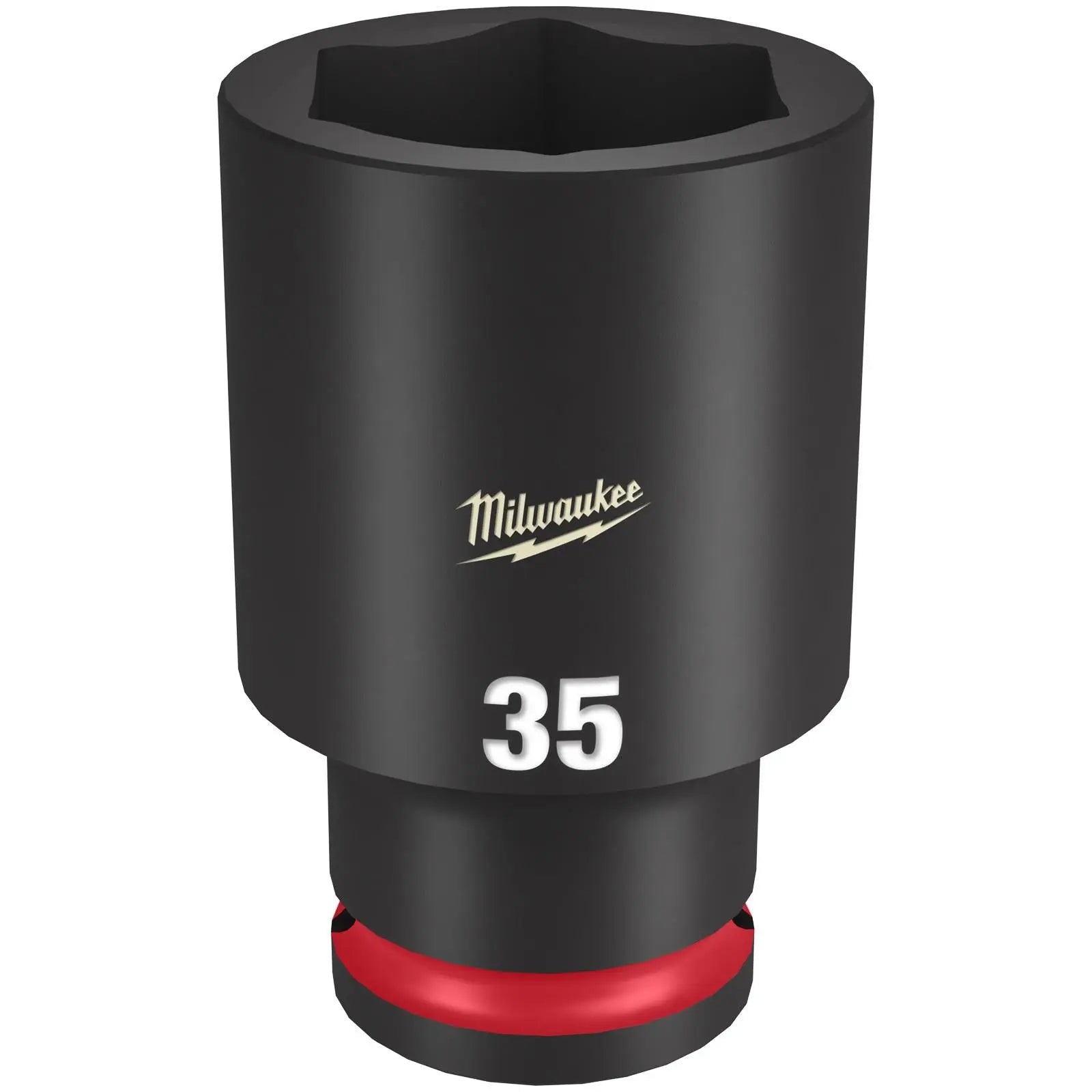 Milwaukee Impact Sockets Deep 1/2" Drive 8-36mm SHOCKWAVE Impact Duty White Rose Tools