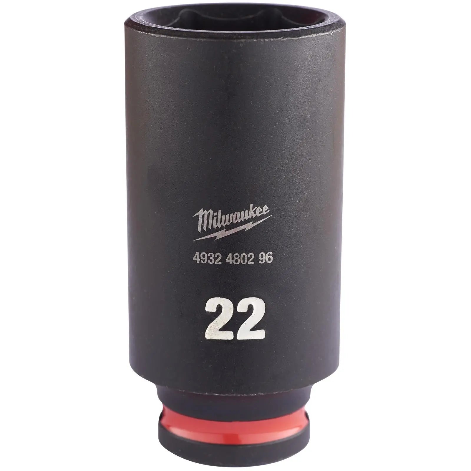 Milwaukee Impact Sockets Deep 3/8" Drive 6-22mm SHOCKWAVE Impact Duty
