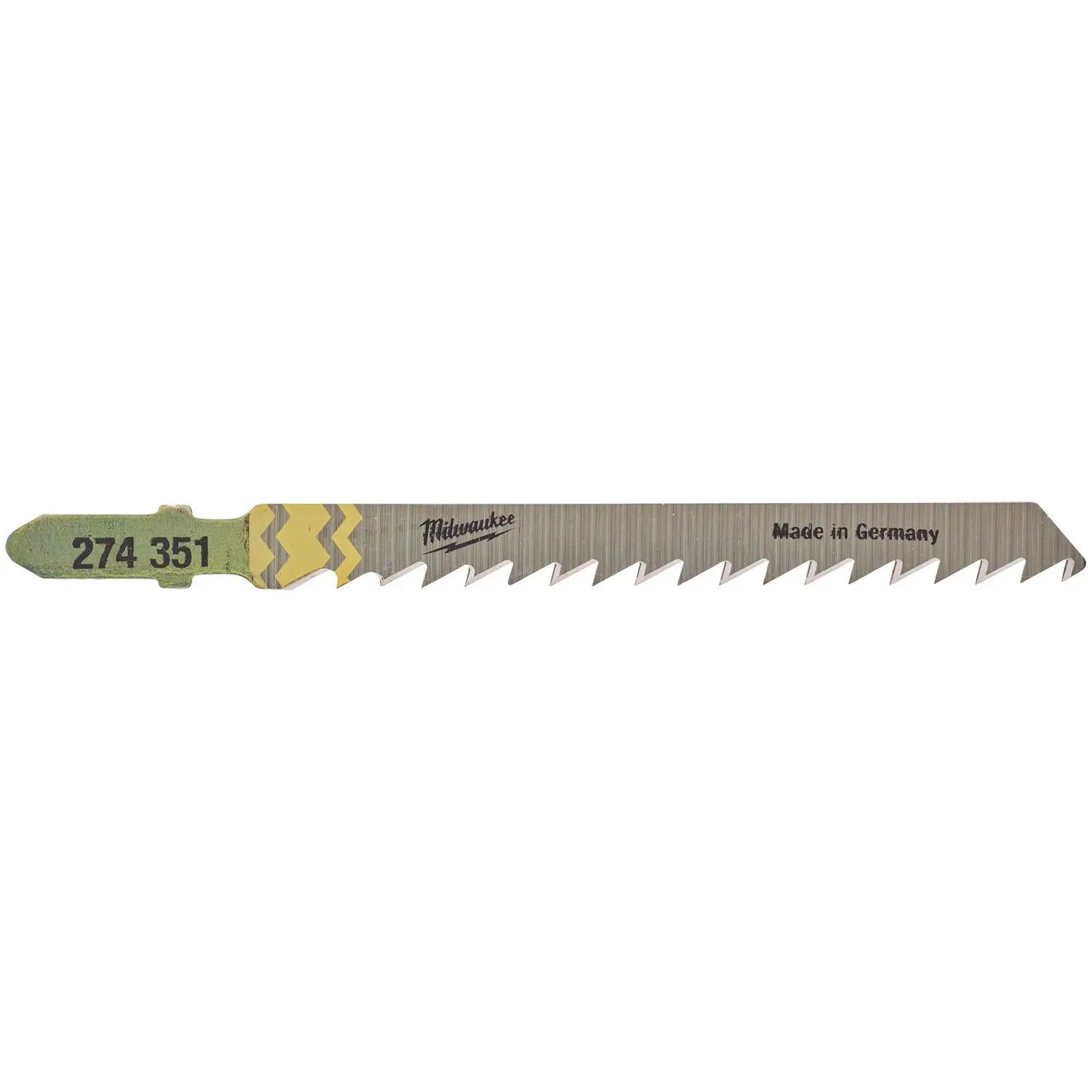 Milwaukee Jigsaw Blades Wood Plastic Clean Splinter Free Cutting Blade 75mm x 4mm T101D 25 Pieces White Rose Tools