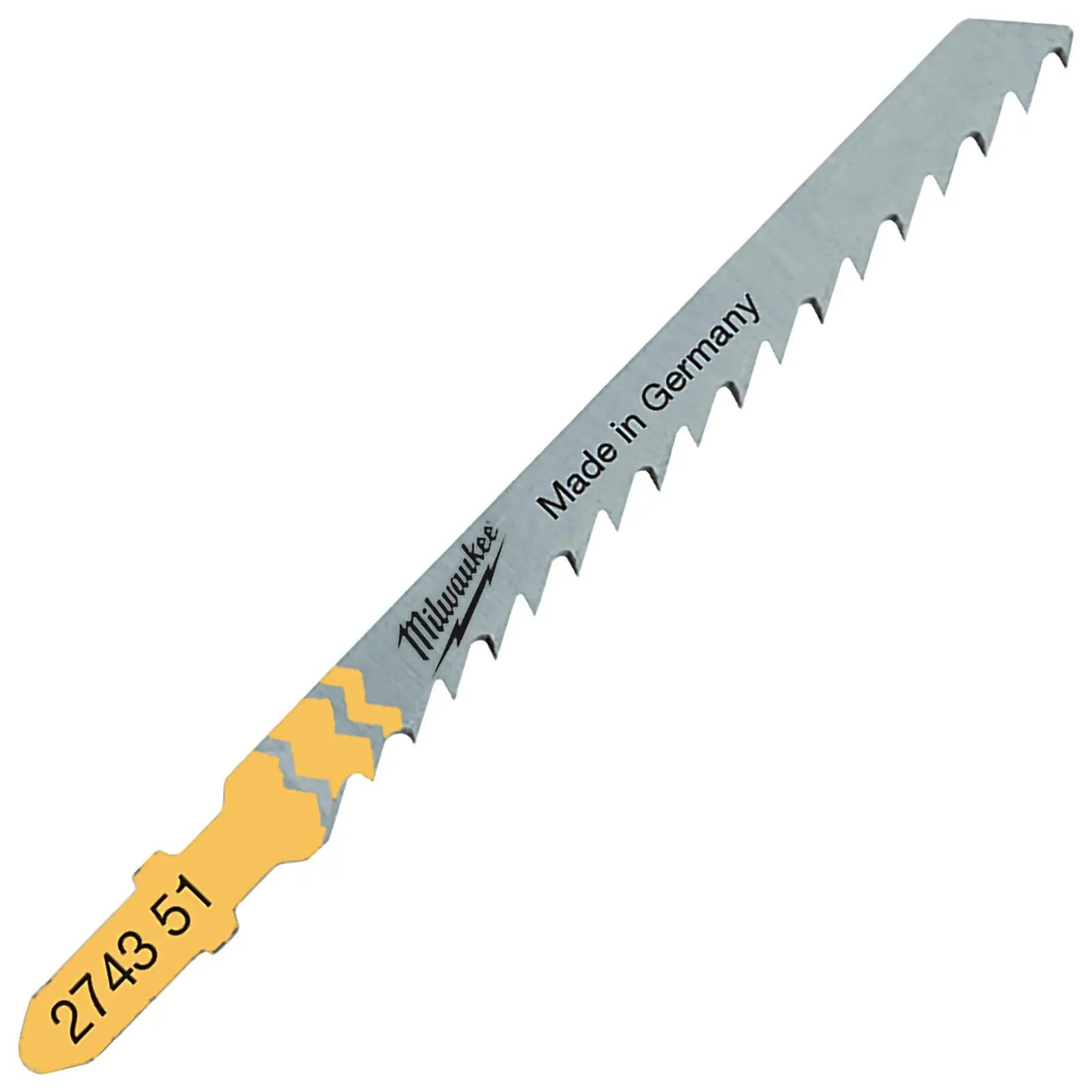 Milwaukee Jigsaw Blades Wood and Plastic 5 Pack Clean Cut 75mm x 4mm T101D