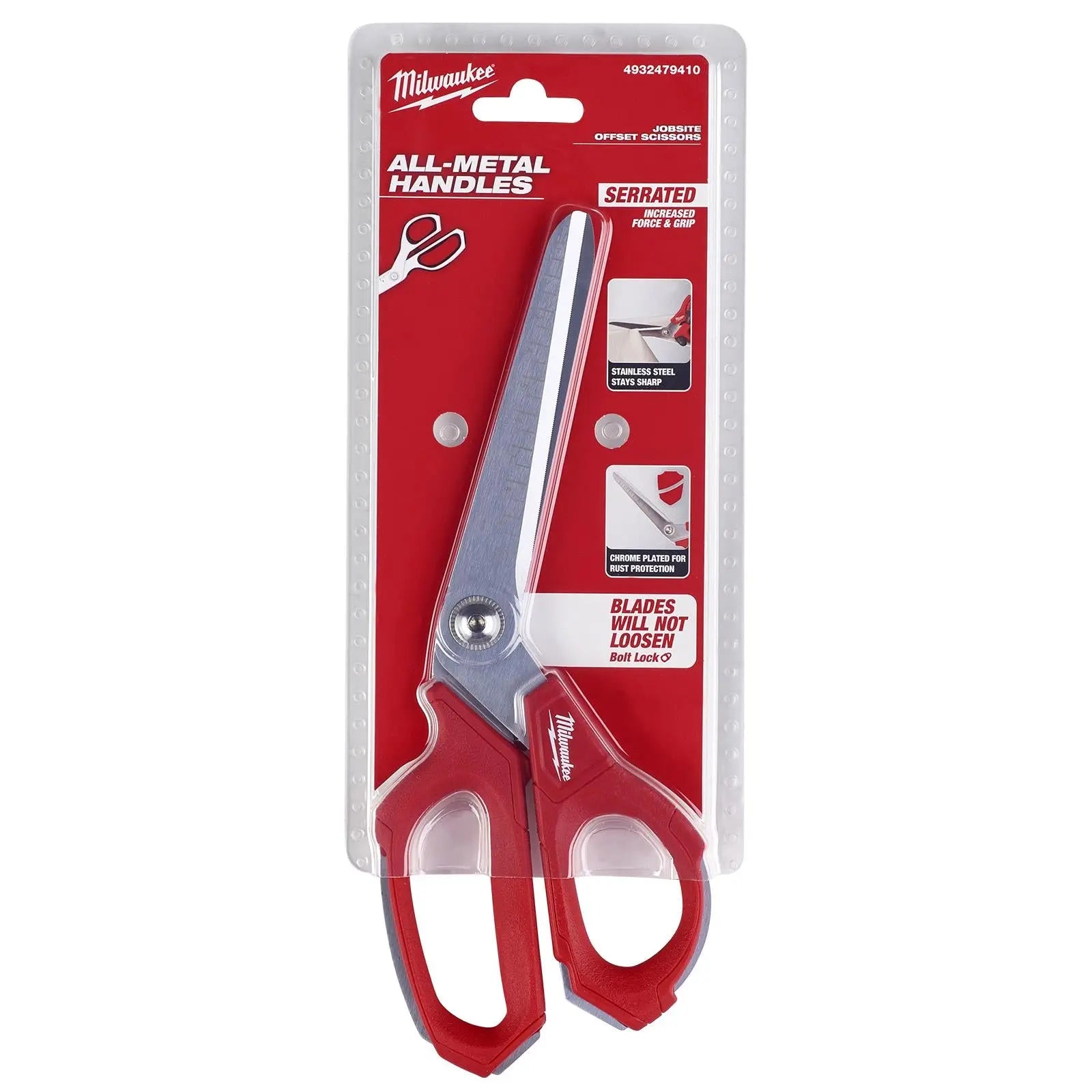 Milwaukee Jobsite Offset Scissors 115mm Blade