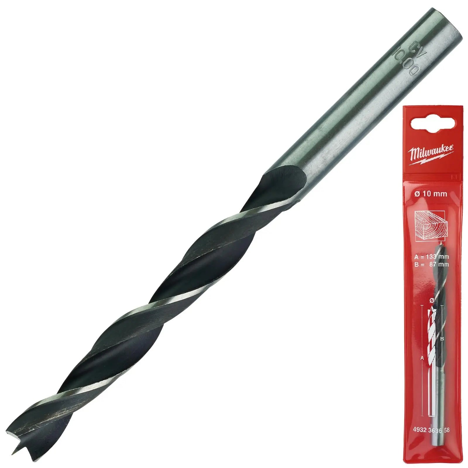 Milwaukee Lip and Spur Brad Point Wood Drill Bits